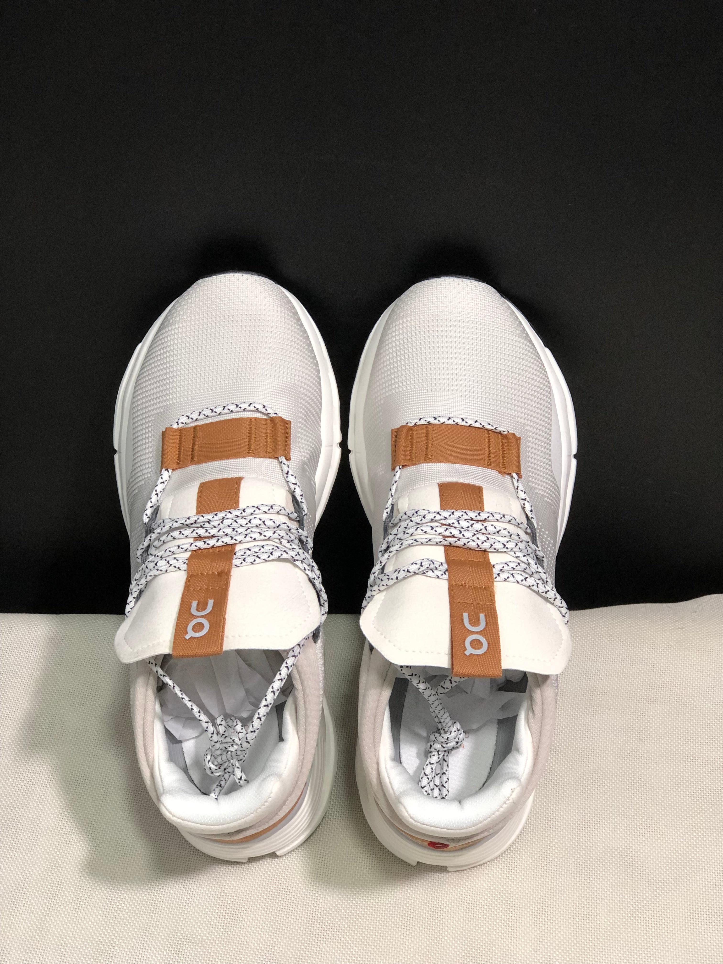 On Running Cloudnova Lightweight Sports Casual Shoes White/Pearl