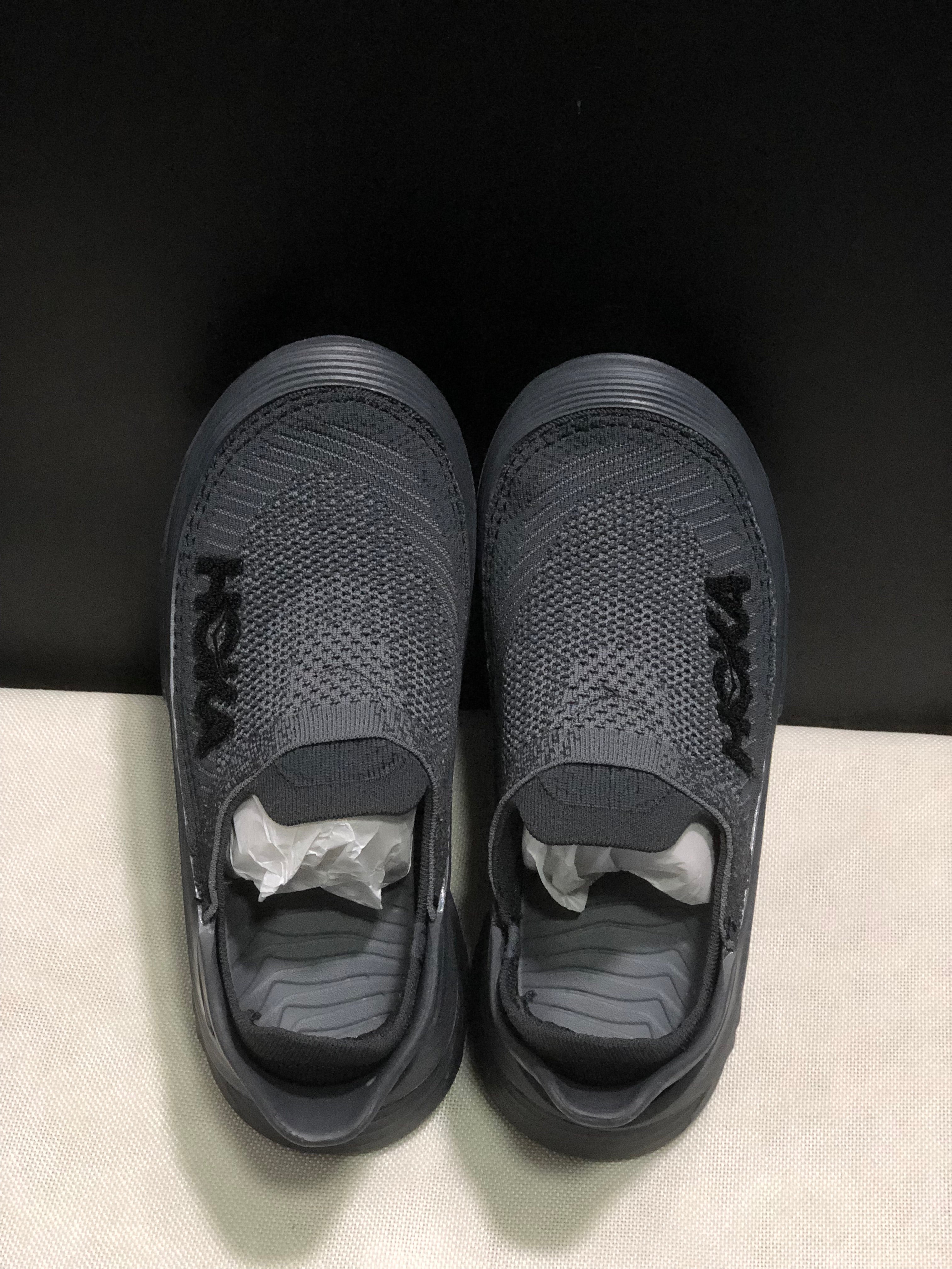 Hoka One One Restore TC Elastic Comfortable Low-top Running Shoes Sneakers Dark Grey