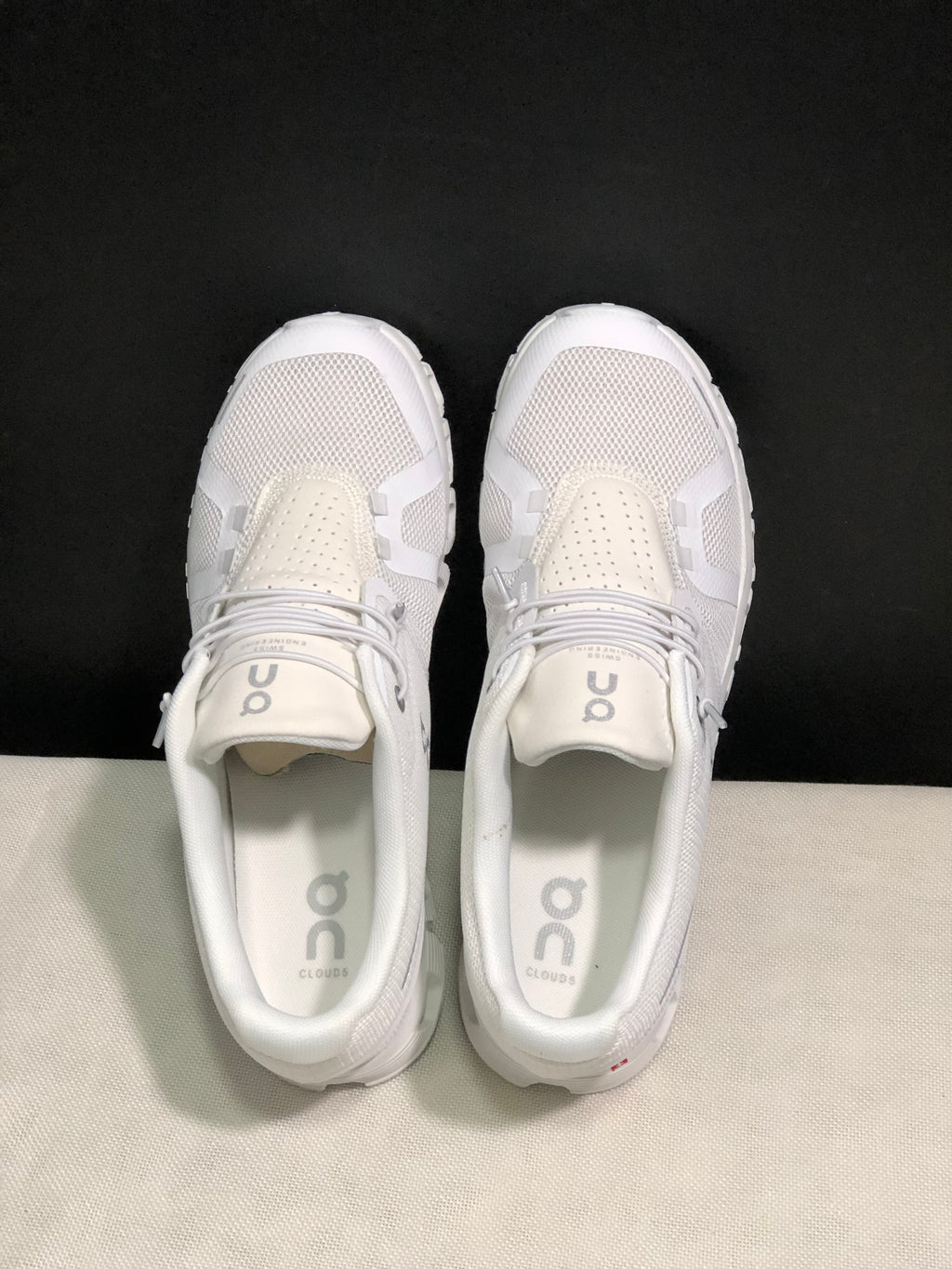 On Running Cloud 5 White Lightweight Running Shoes