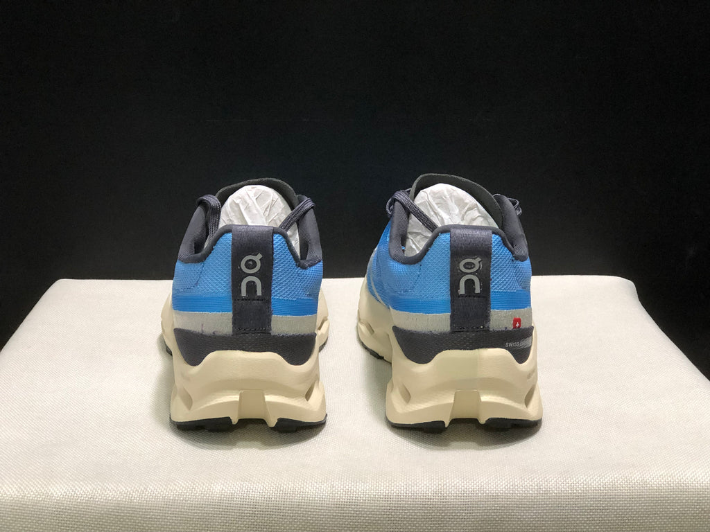 On Running Cloudsurfer Trail Waterproof Comfortable And Breathable Blue Running Shoes