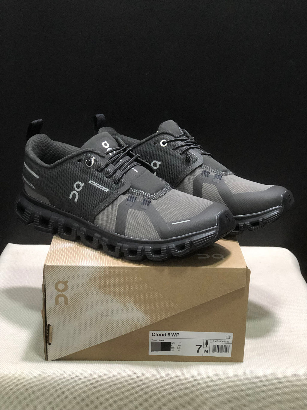 On Running Cloud 6 Casual Life Shoes Dark Grey
