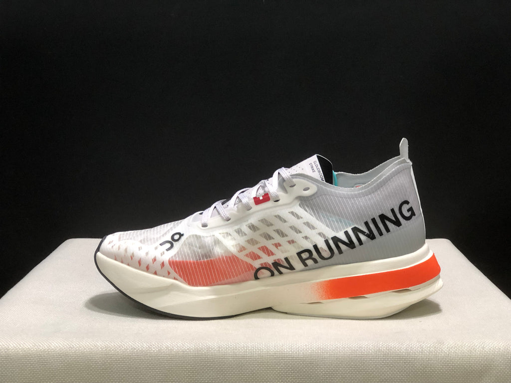 On Running Cloudspike Amplius Shock-Absorbing And Wear-Resistant Marathon Road Running Shoes Gray White