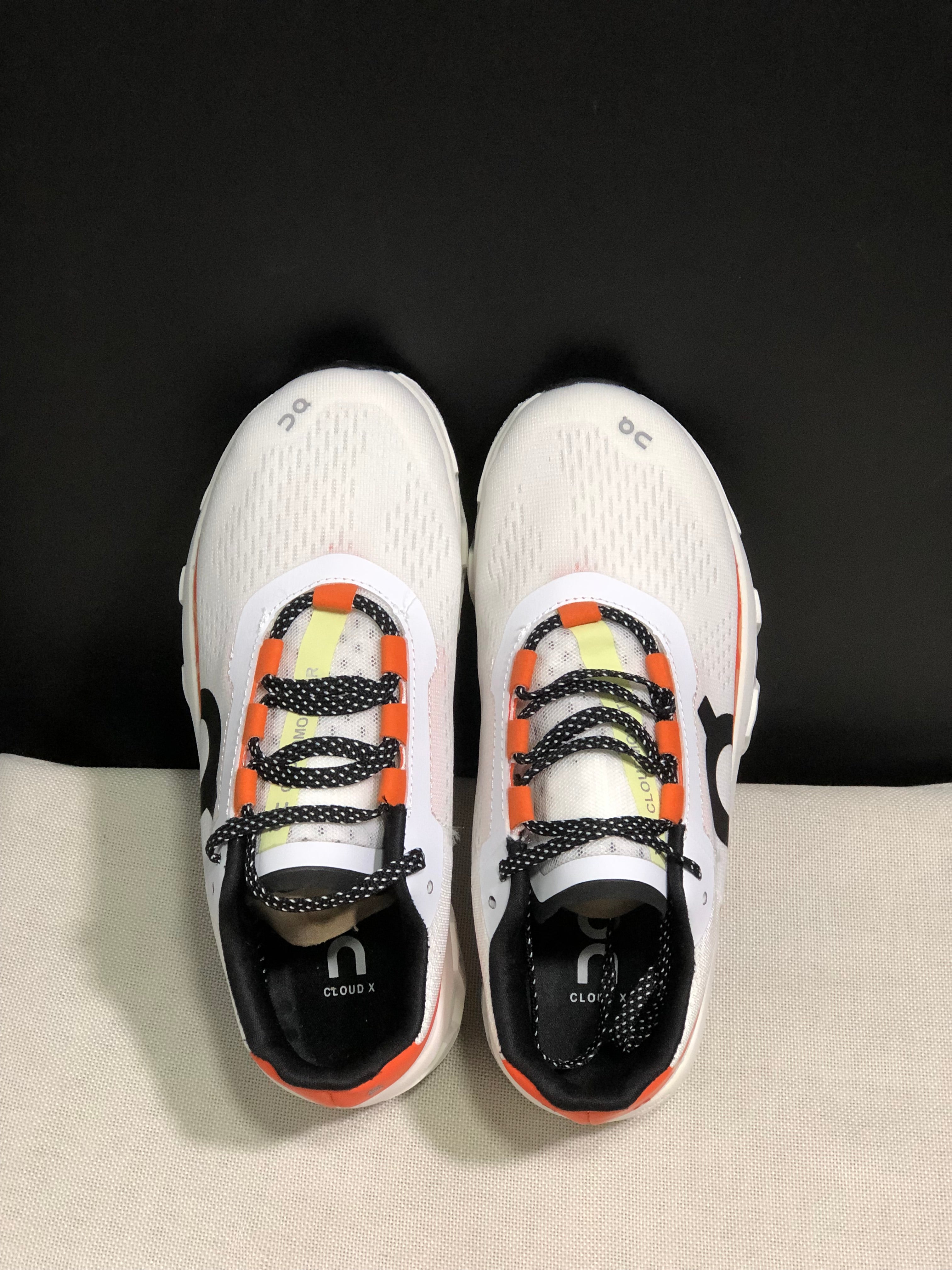 On Running Cloudmonster Anti-Slip Running Shoes White/Orange