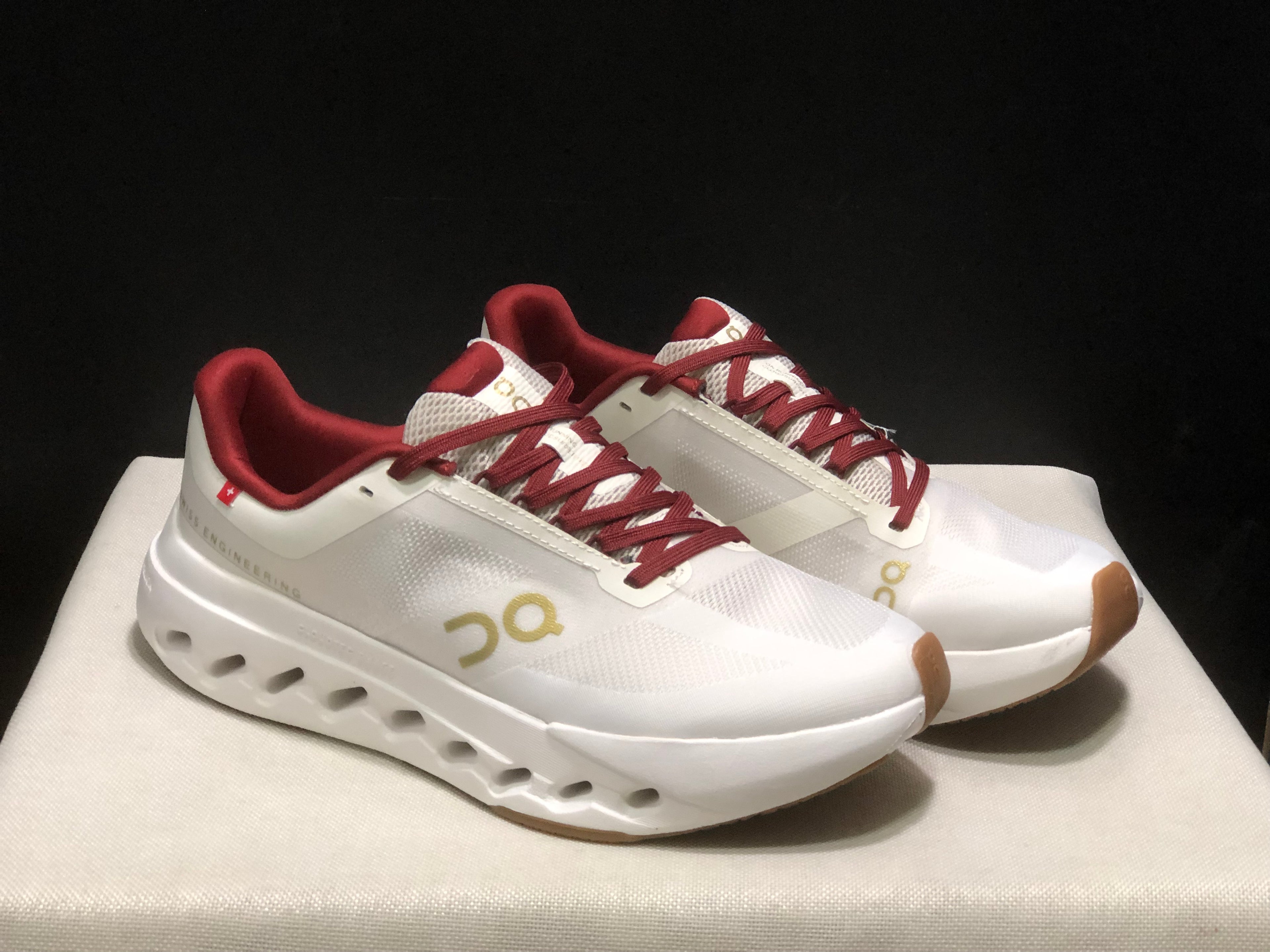 On Running Cloudsurfer Next Casual Running Shoes White/Flame