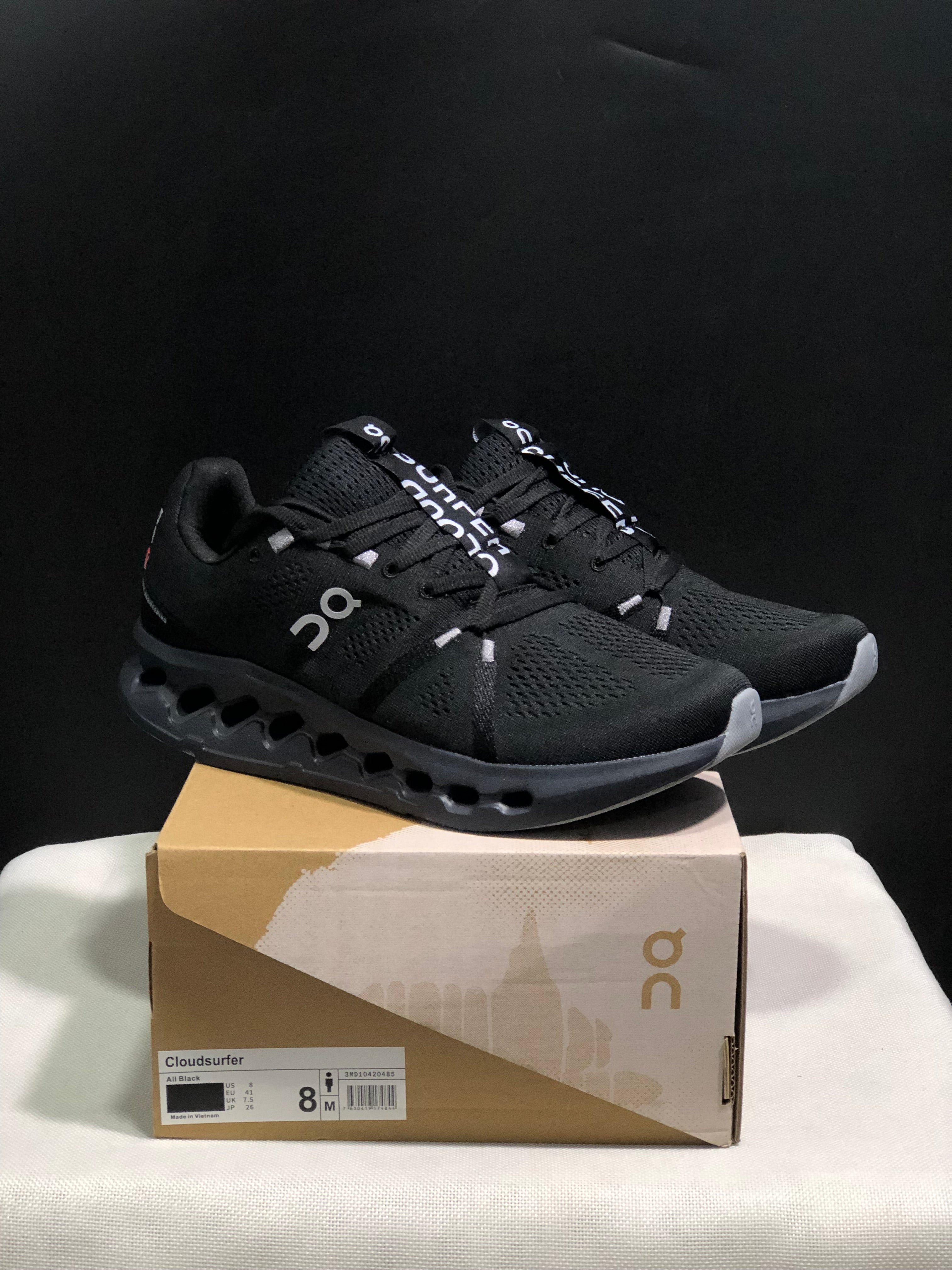 On Running Cloudsurfer Training Anti-Slip Running Shoes All Black