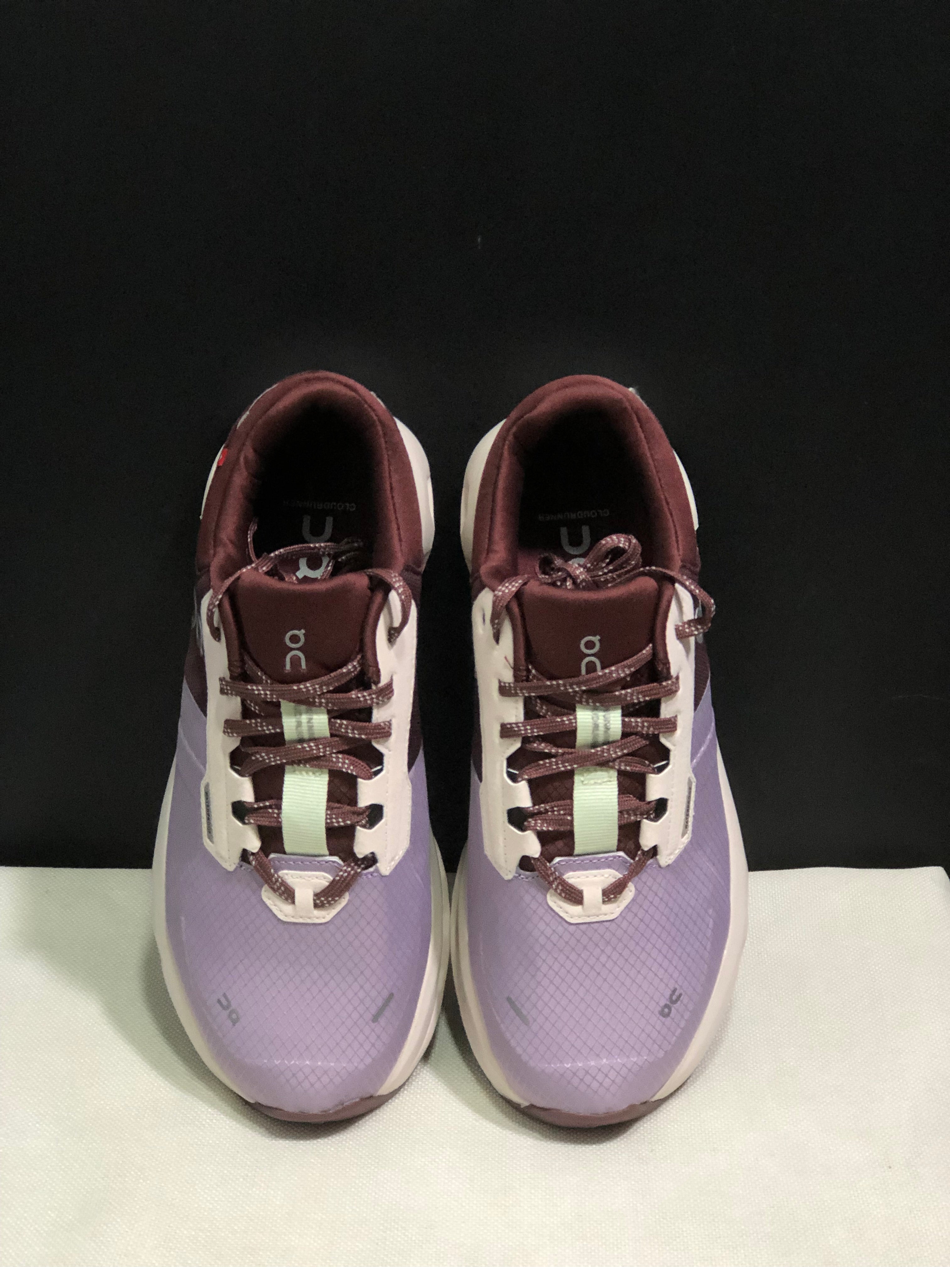 On Running Cloudrunner 2 Mesh Breathable Running Shoes Maroon/Rosewood White