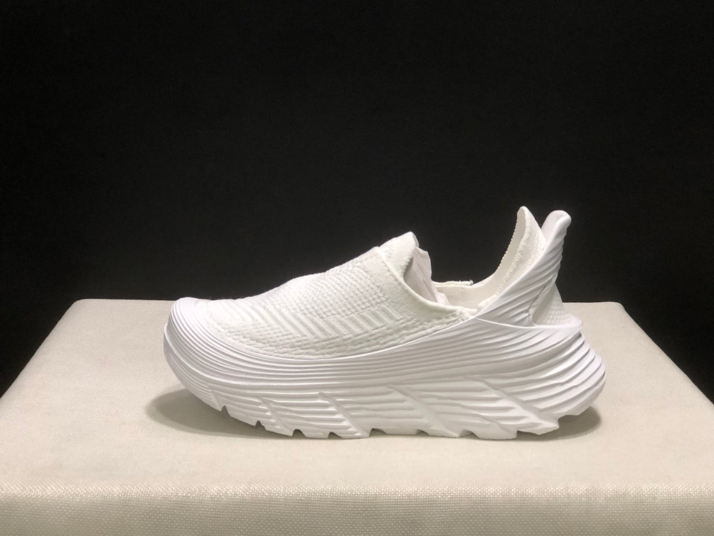 Hoka One One Restore TC Elastic Comfortable Low-top Running Shoes Sneakers White