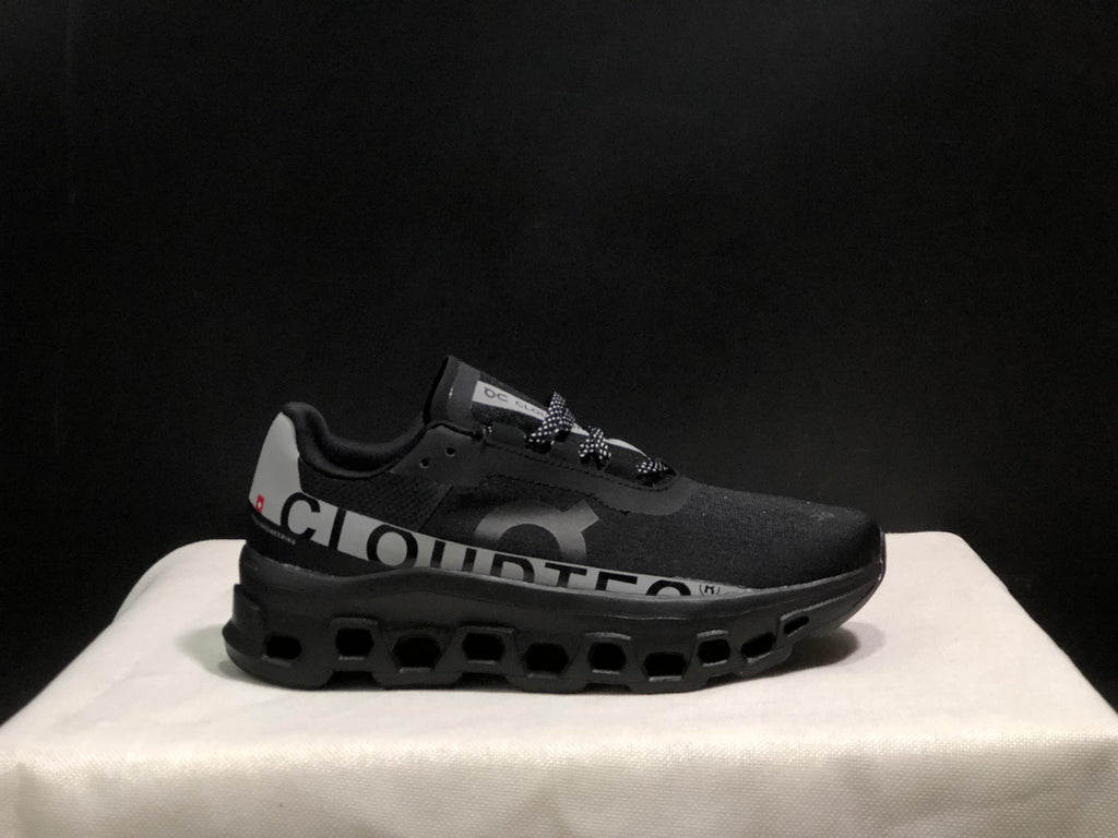 On Running Cloudmonster Black Anti-Slip Running Shoes