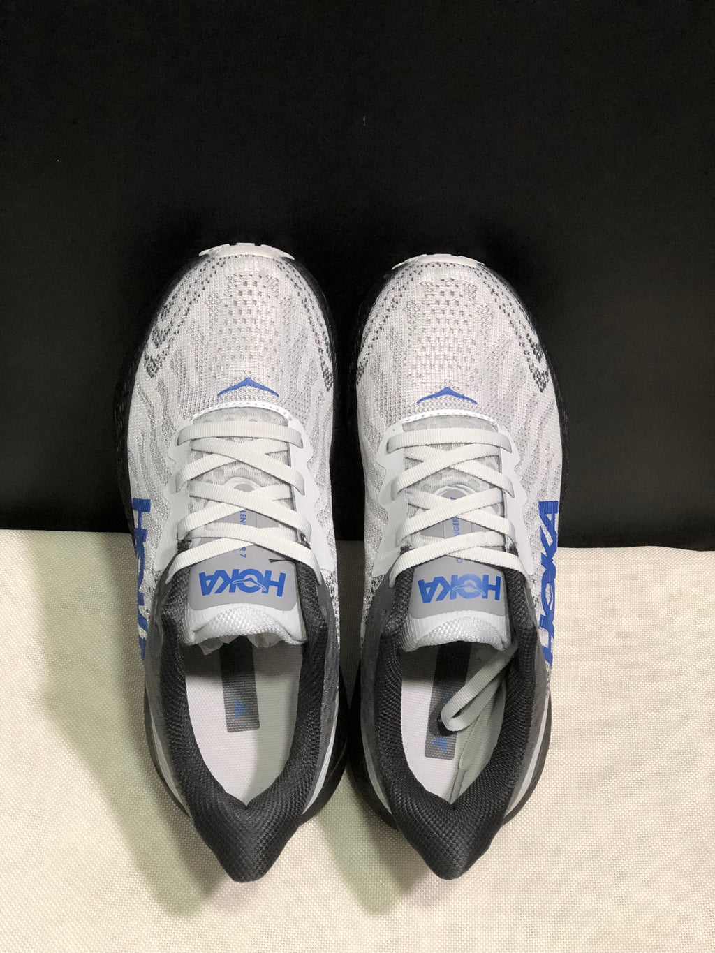 Hoka One One Challenger 7 Shock-absorbing Breathable Running Shoes Sneakers White/Black