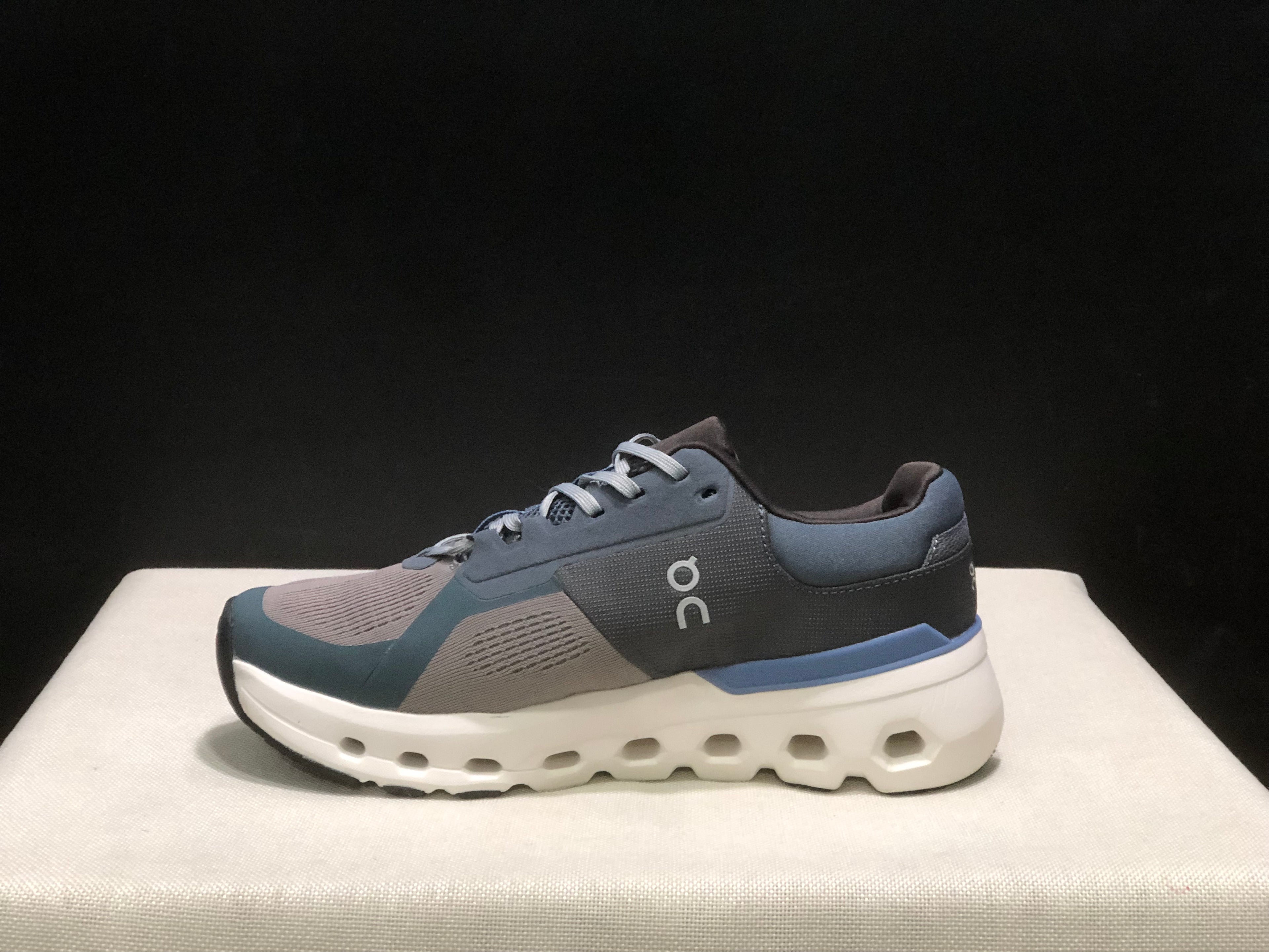 On Running Cloudrunner 2 Mesh Breathable Running Shoes Grey/Blue