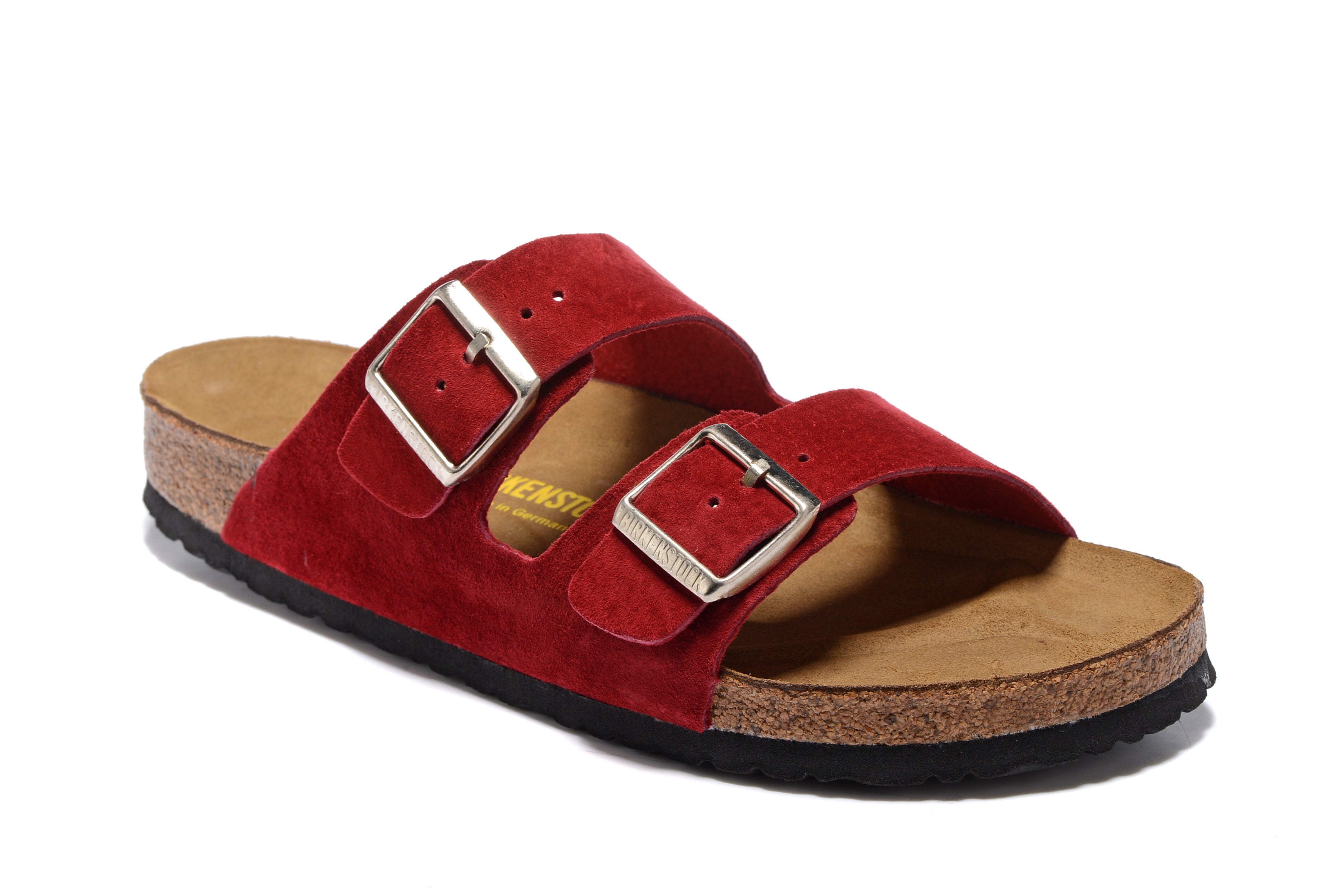 Birkenstock Arizona Two Buckle Suede Leather Sandal