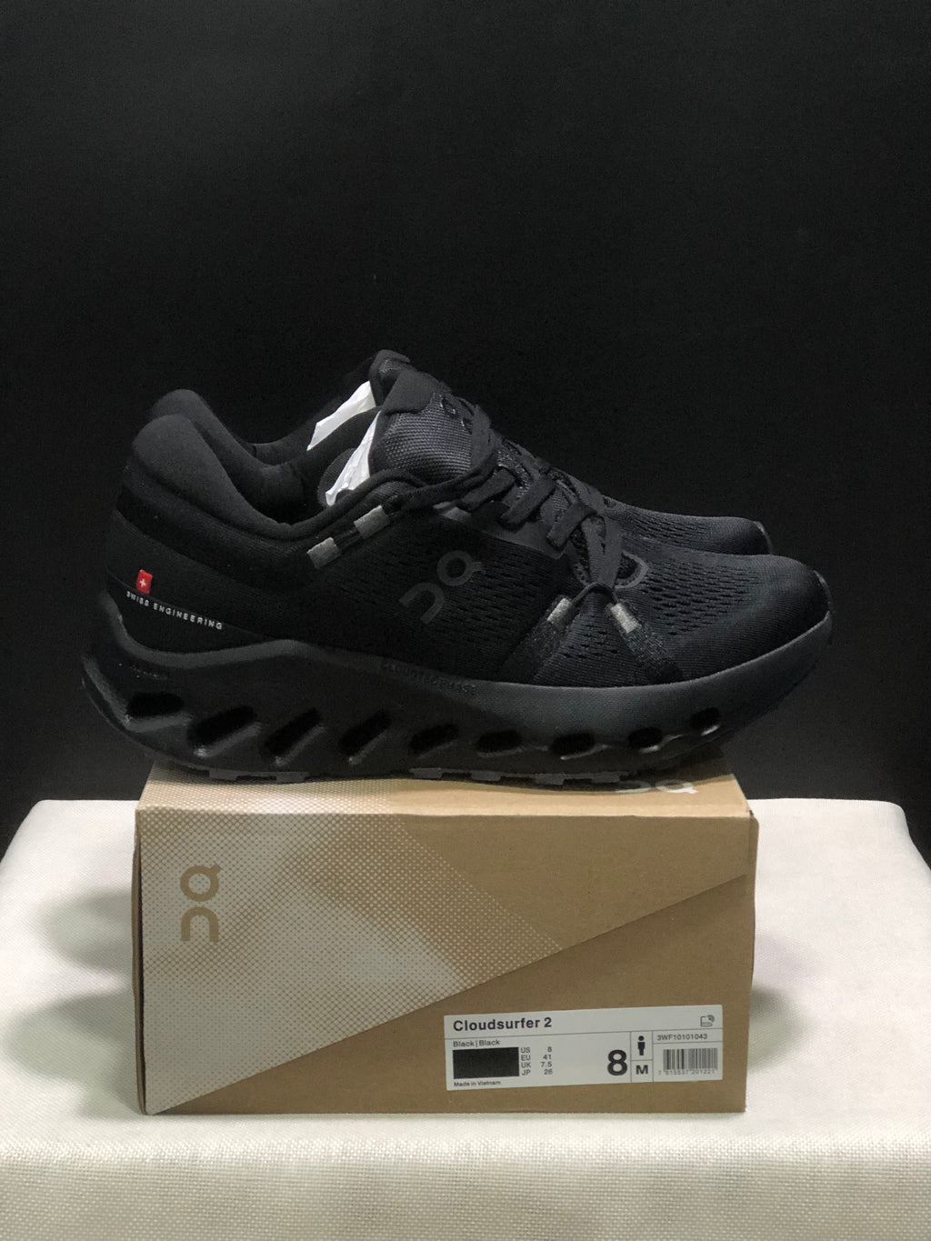 On Running Cloudsurfer 2 Casual Running Shoes All Black