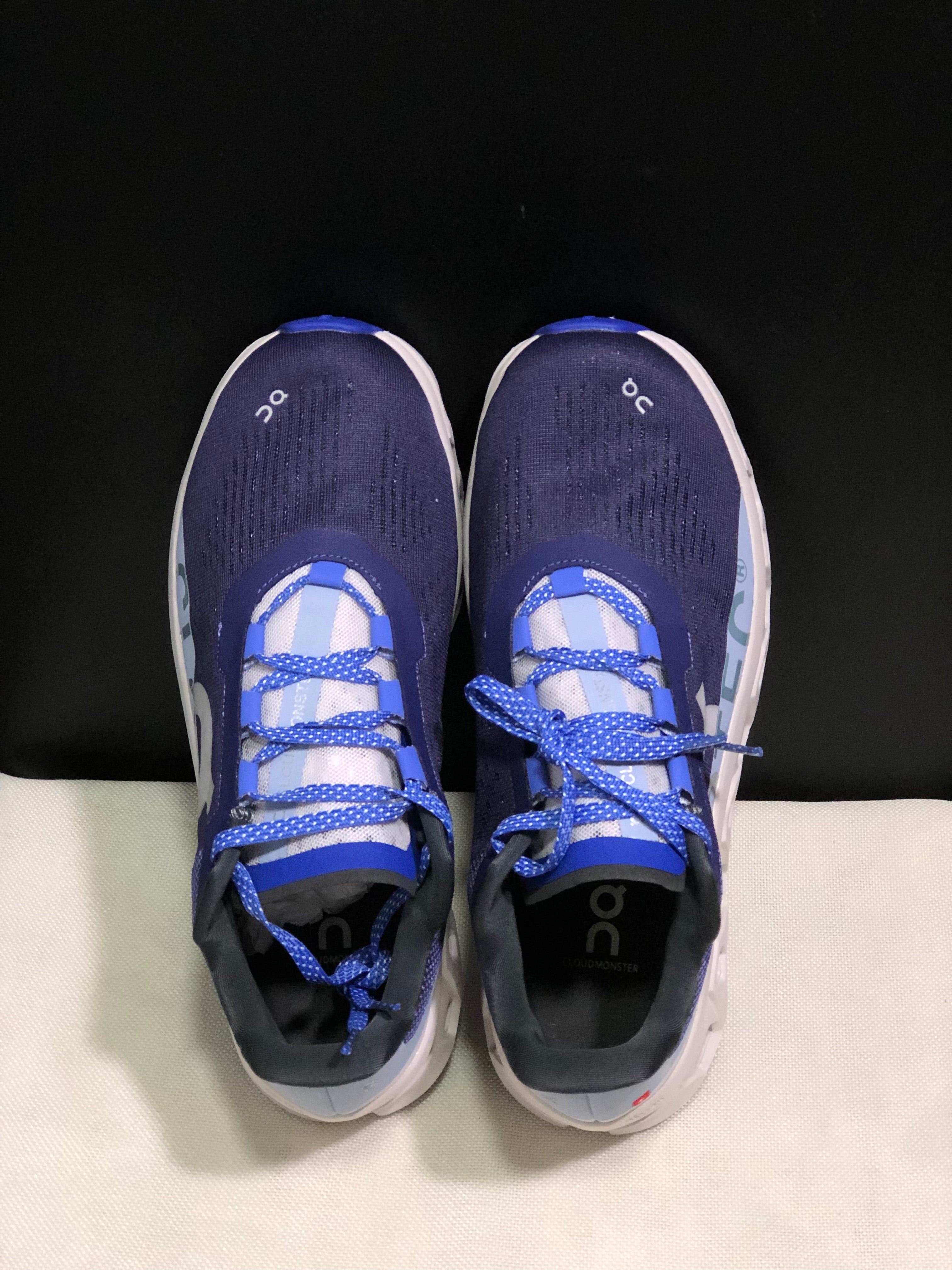 On Running Cloudmonster Anti-Slip Running Shoes Dark Purple/White