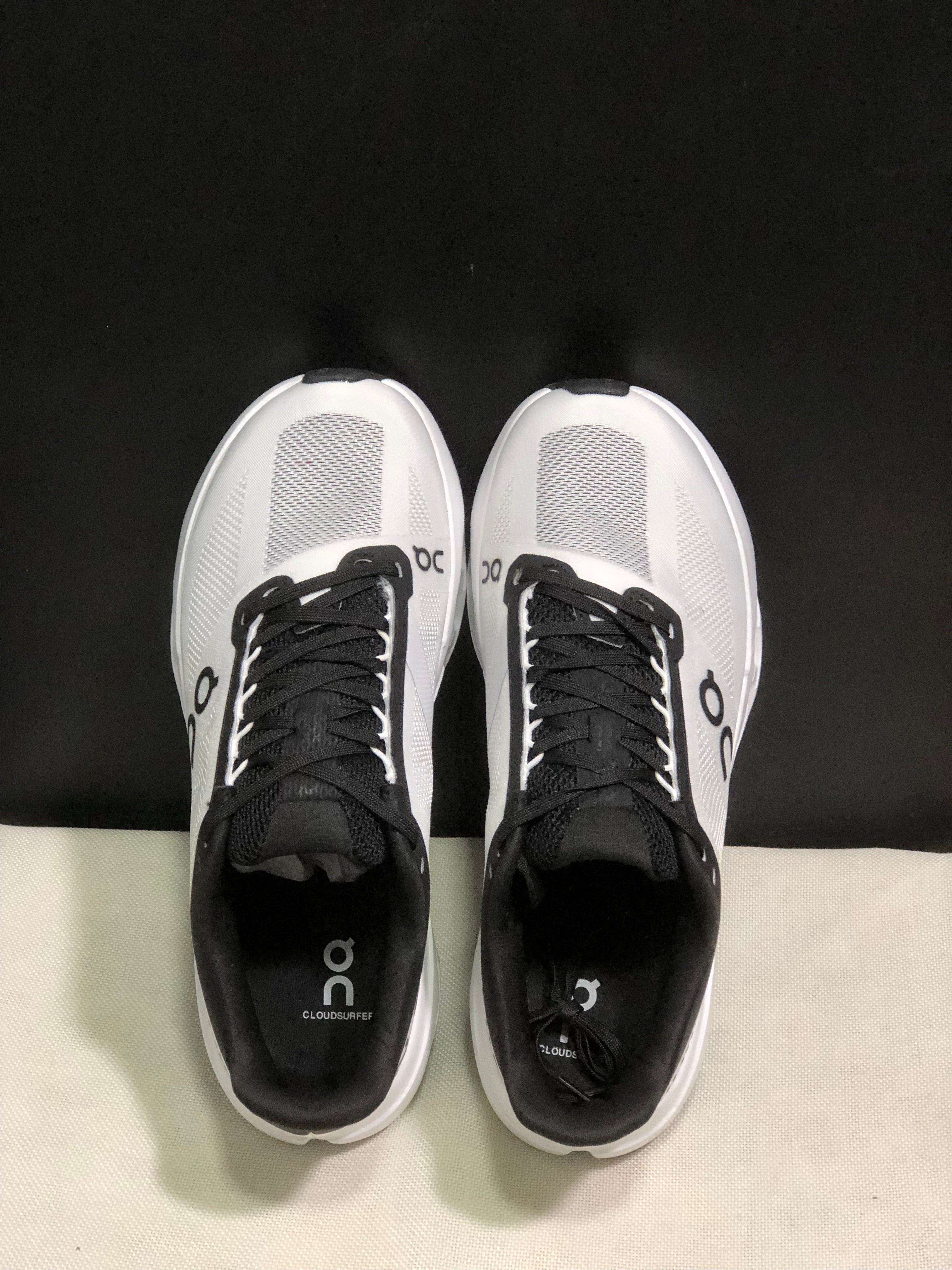 On Running Cloudsurfer Next Casual Running Shoes Black/White