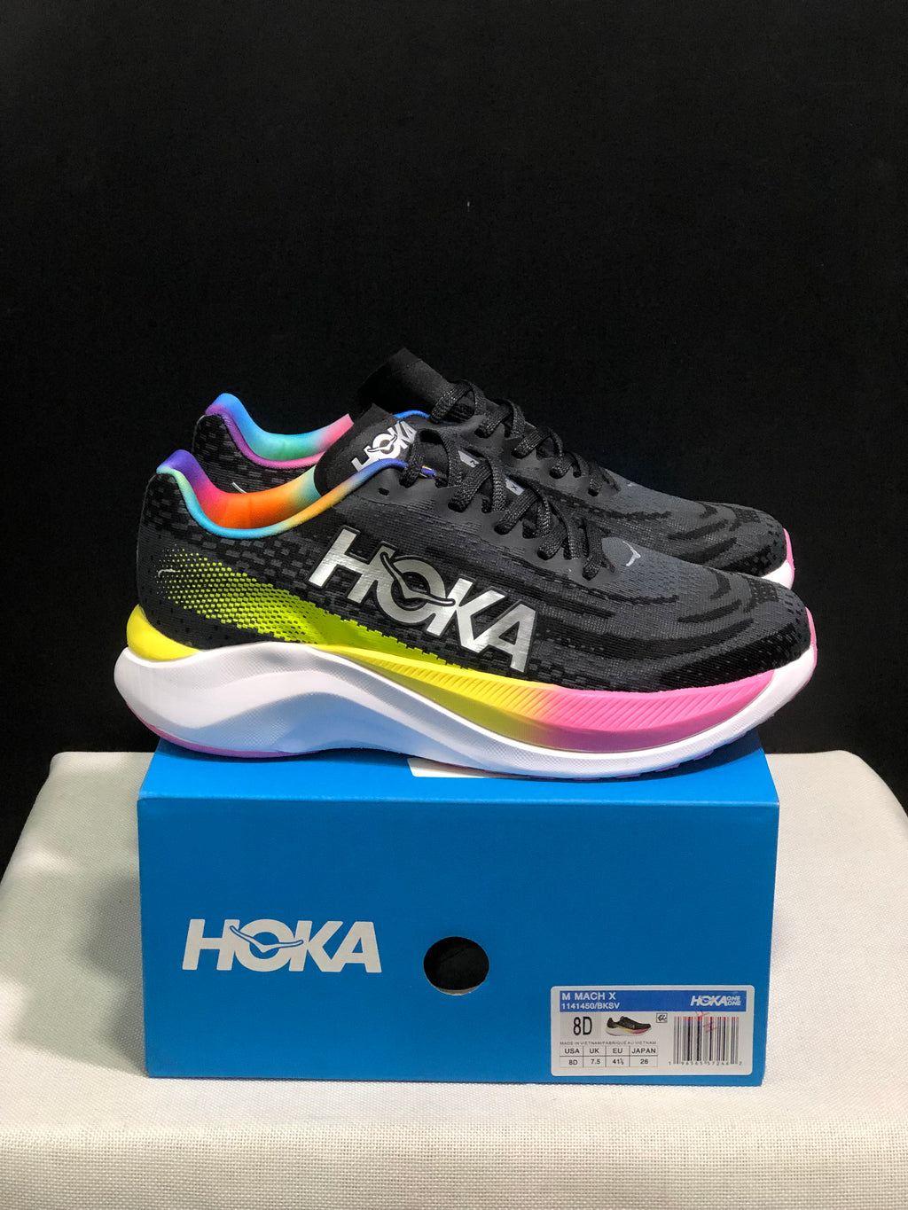 Hoka One One Mach X Low-top Running Shoes Sneakers Black