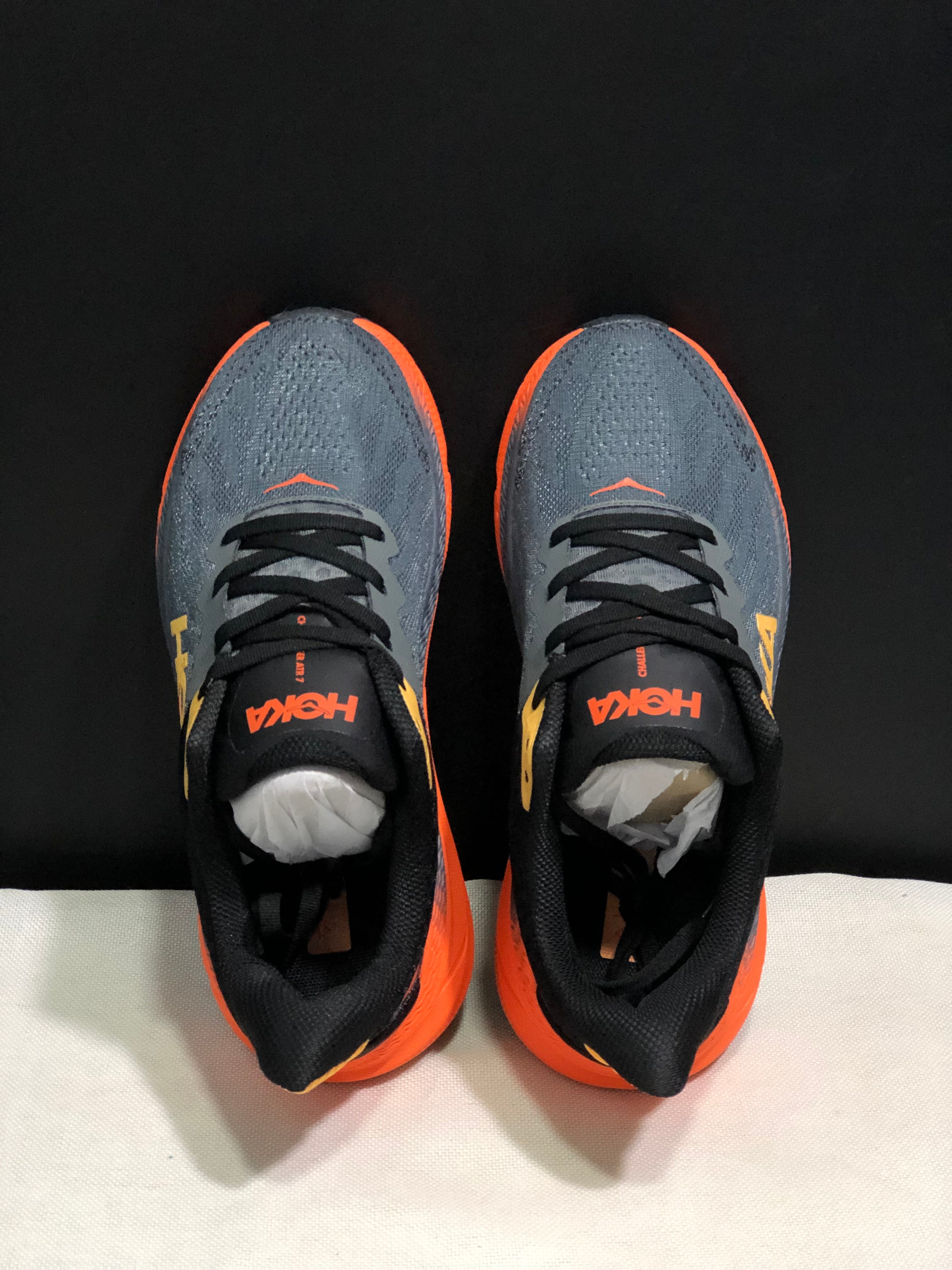 Hoka One One Challenger 7 Shock-absorbing Breathable Running Shoes Sneakers Dark Grey