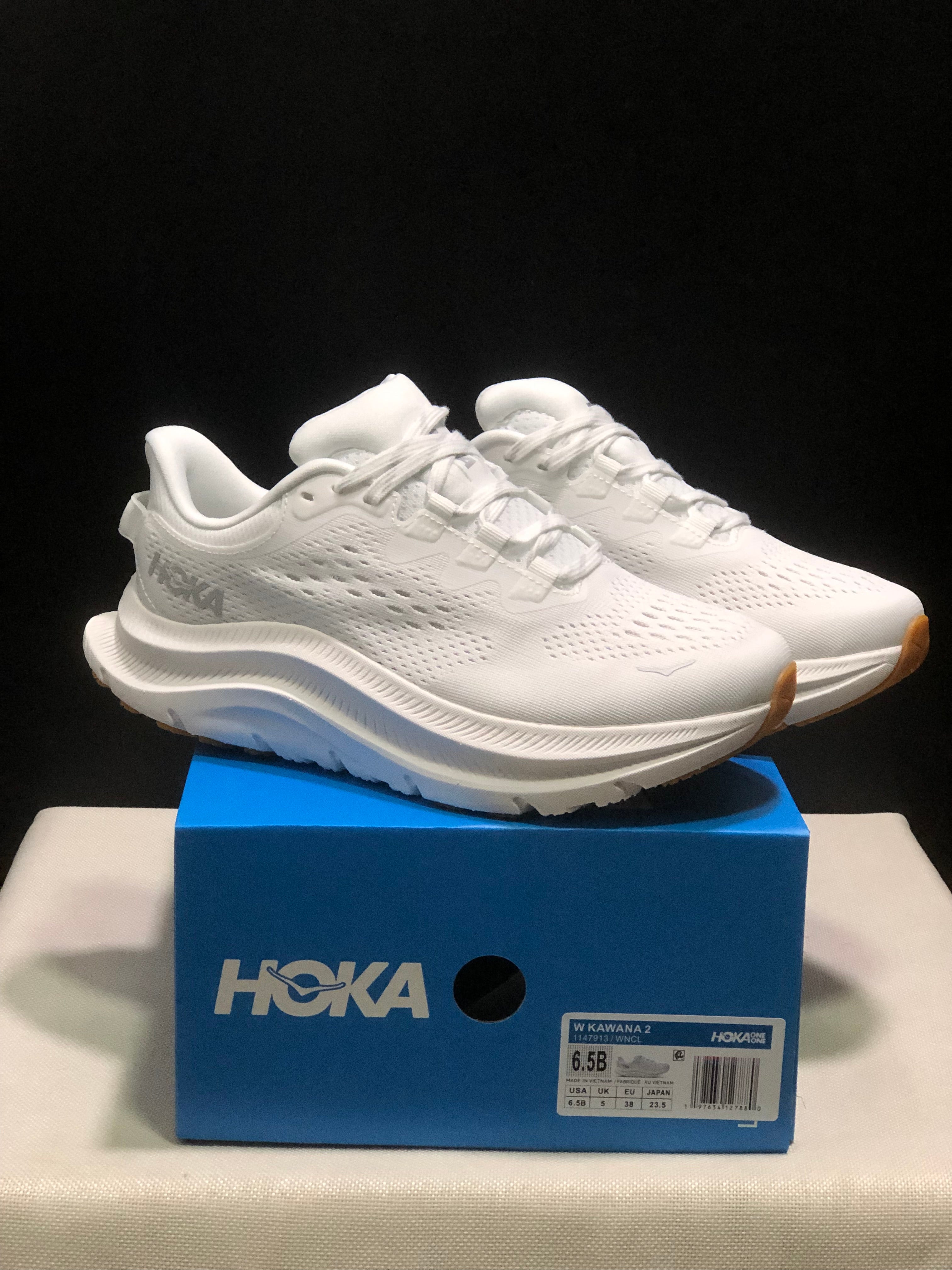 Hoka One One Kawana 2 Comfortable Casual Running Shoes Sneakers White