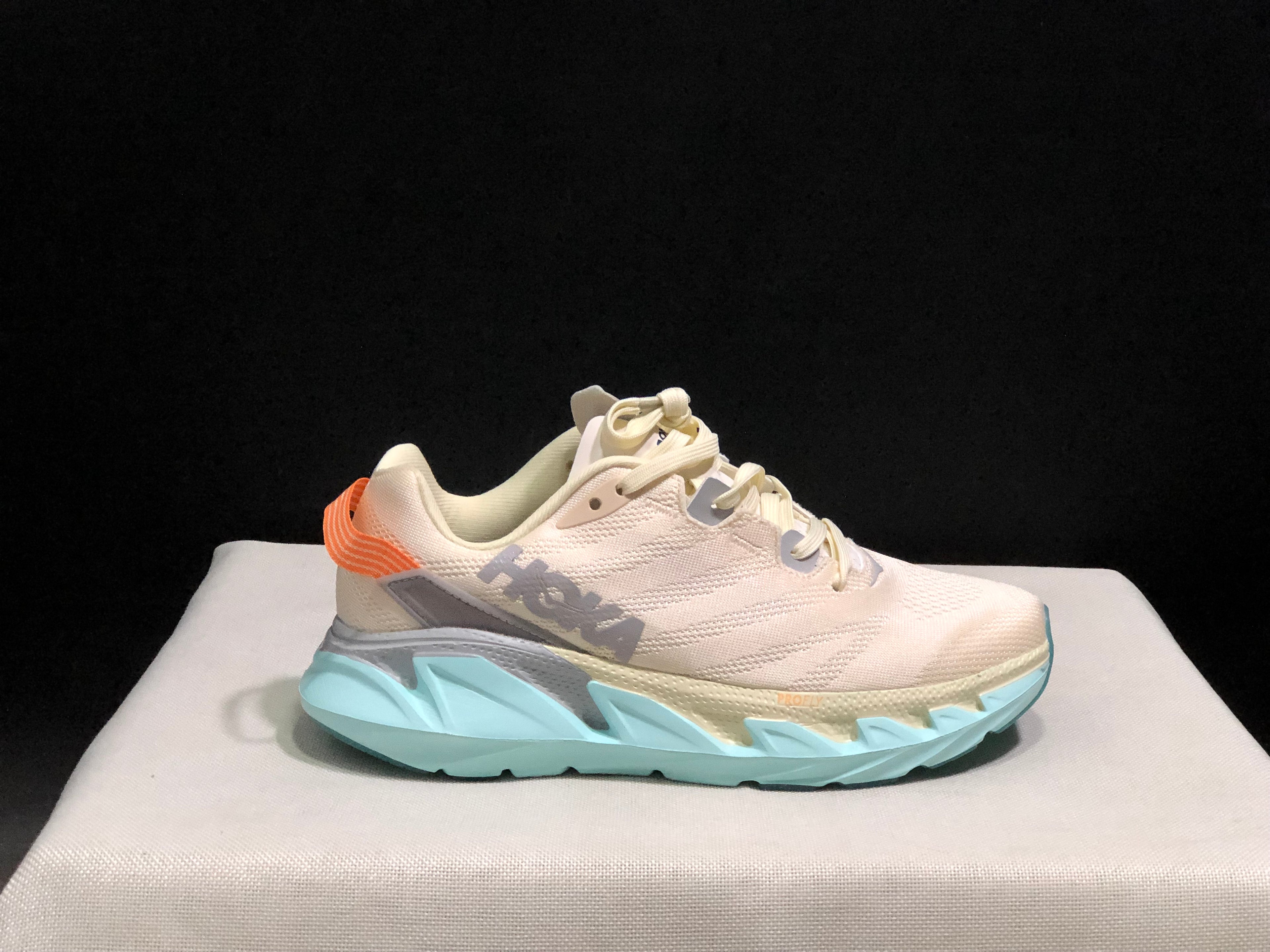 Hoka One One Elevon 2 Cream Anti-slip Wear-resistant Running Shoes Sneakers