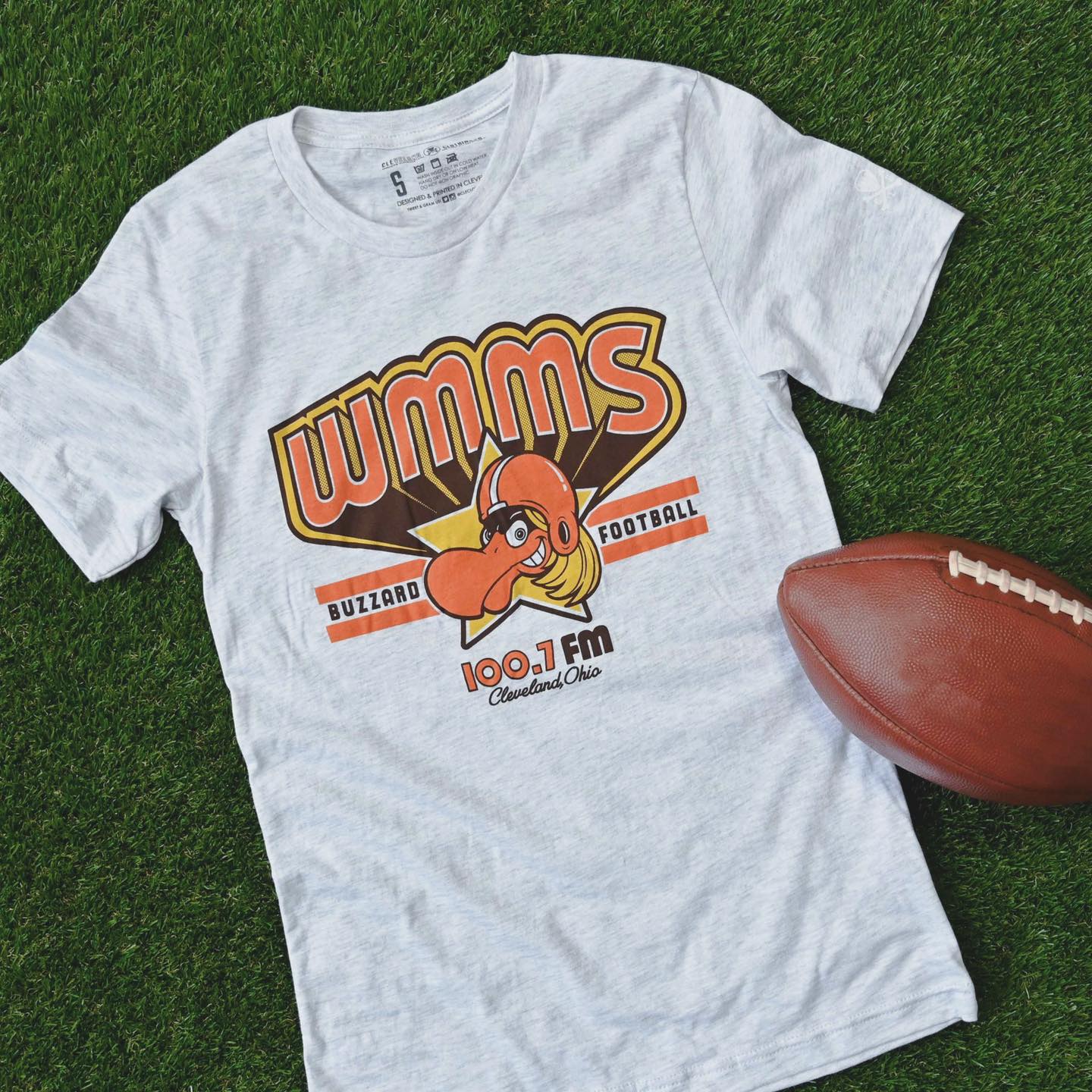WMMS Buzzard Football - Unisex Crew T-Shirt