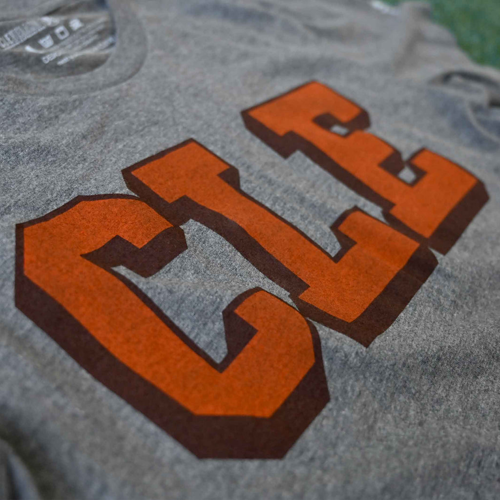 CLE College - Brown/Orange - Unisex Crew T-Shirt