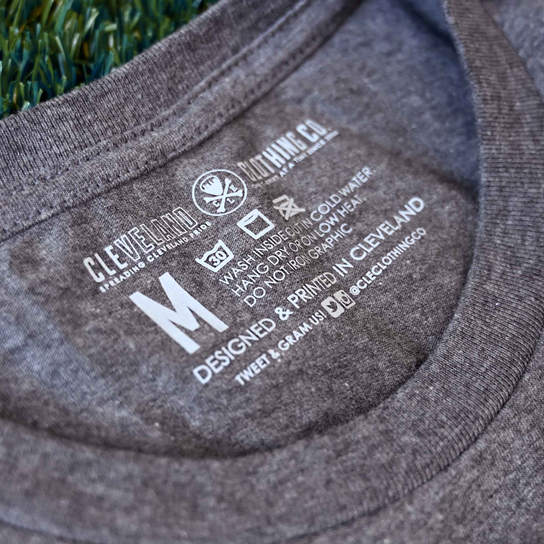 CLE College - Brown/Orange - Unisex Crew T-Shirt