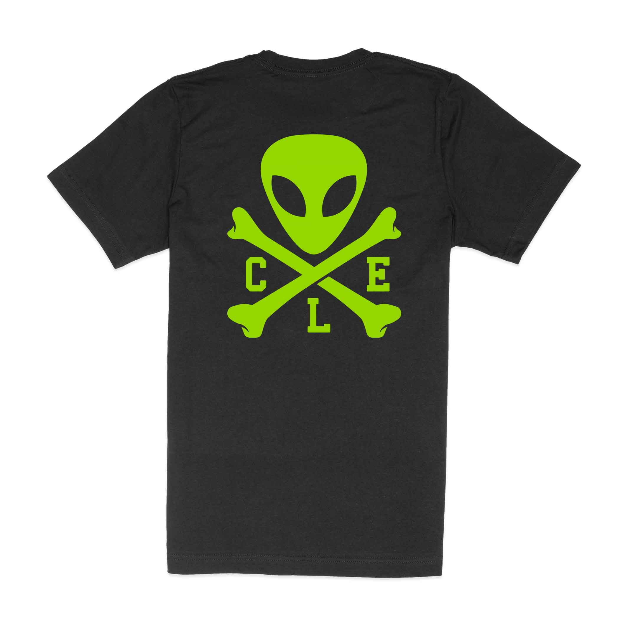 CLE Logo Alien - Unisex Crew T-Shirt