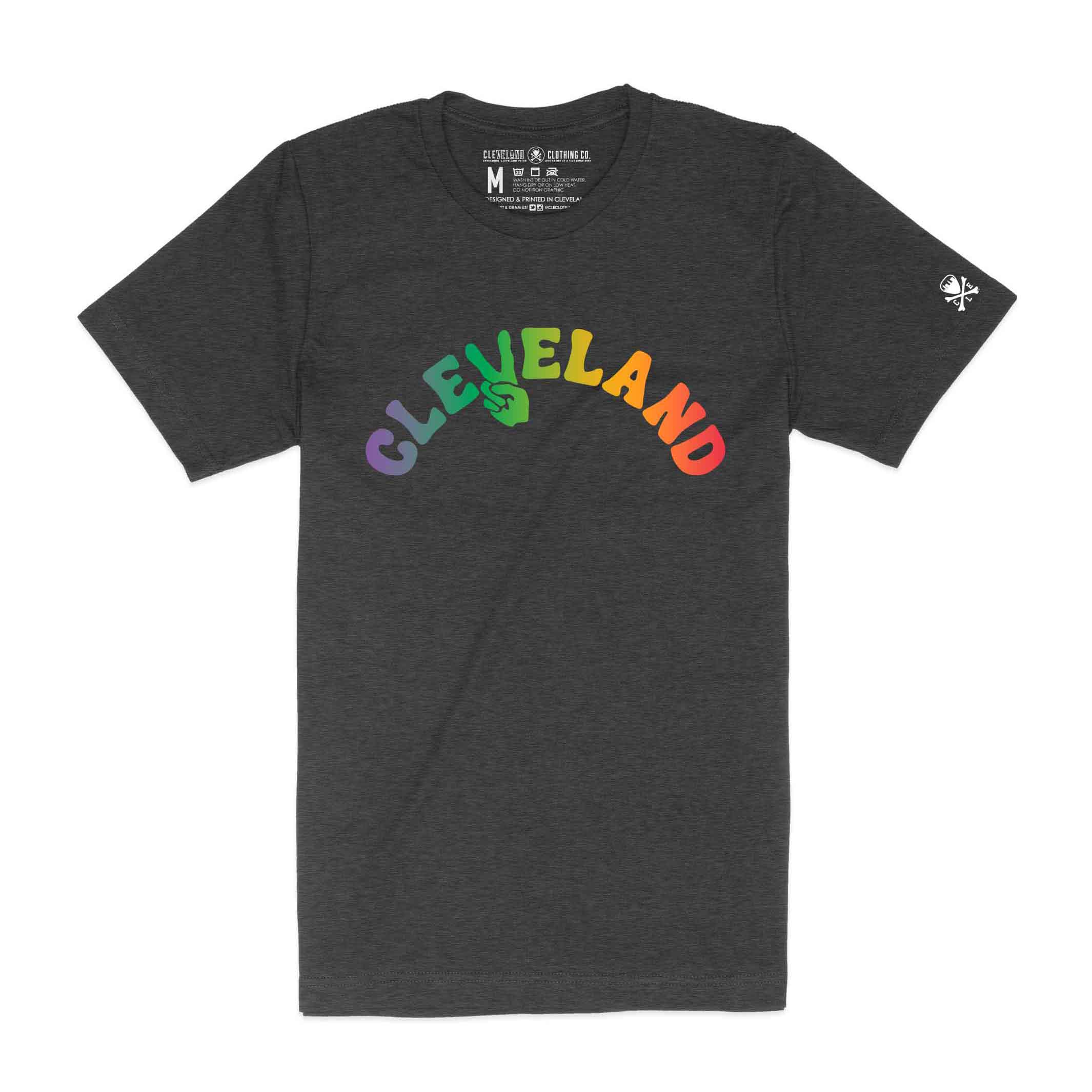 Cleveland Peace Rainbow - Unisex Crew T-Shirt