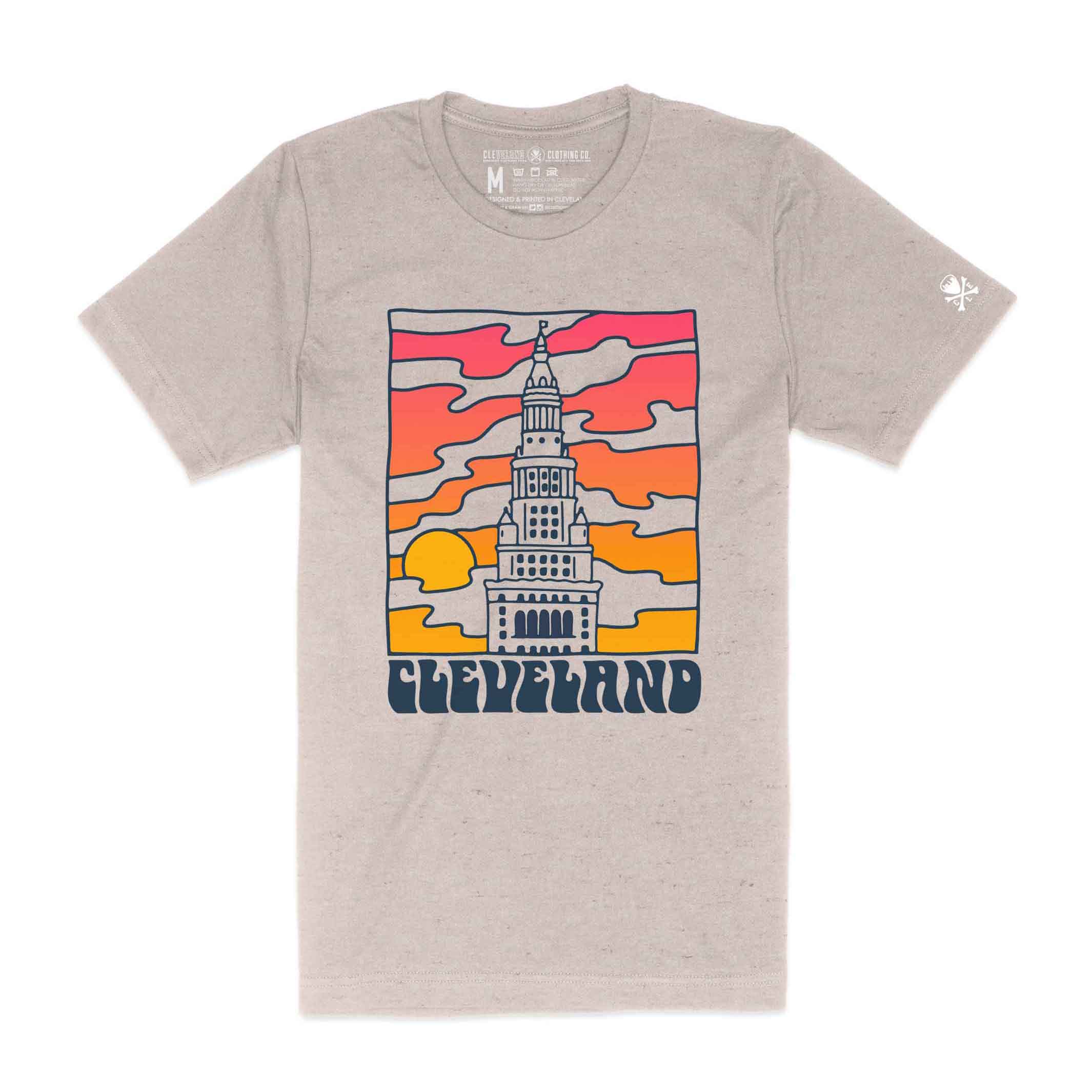 Groovy Terminal Tower - Unisex Crew T-Shirt