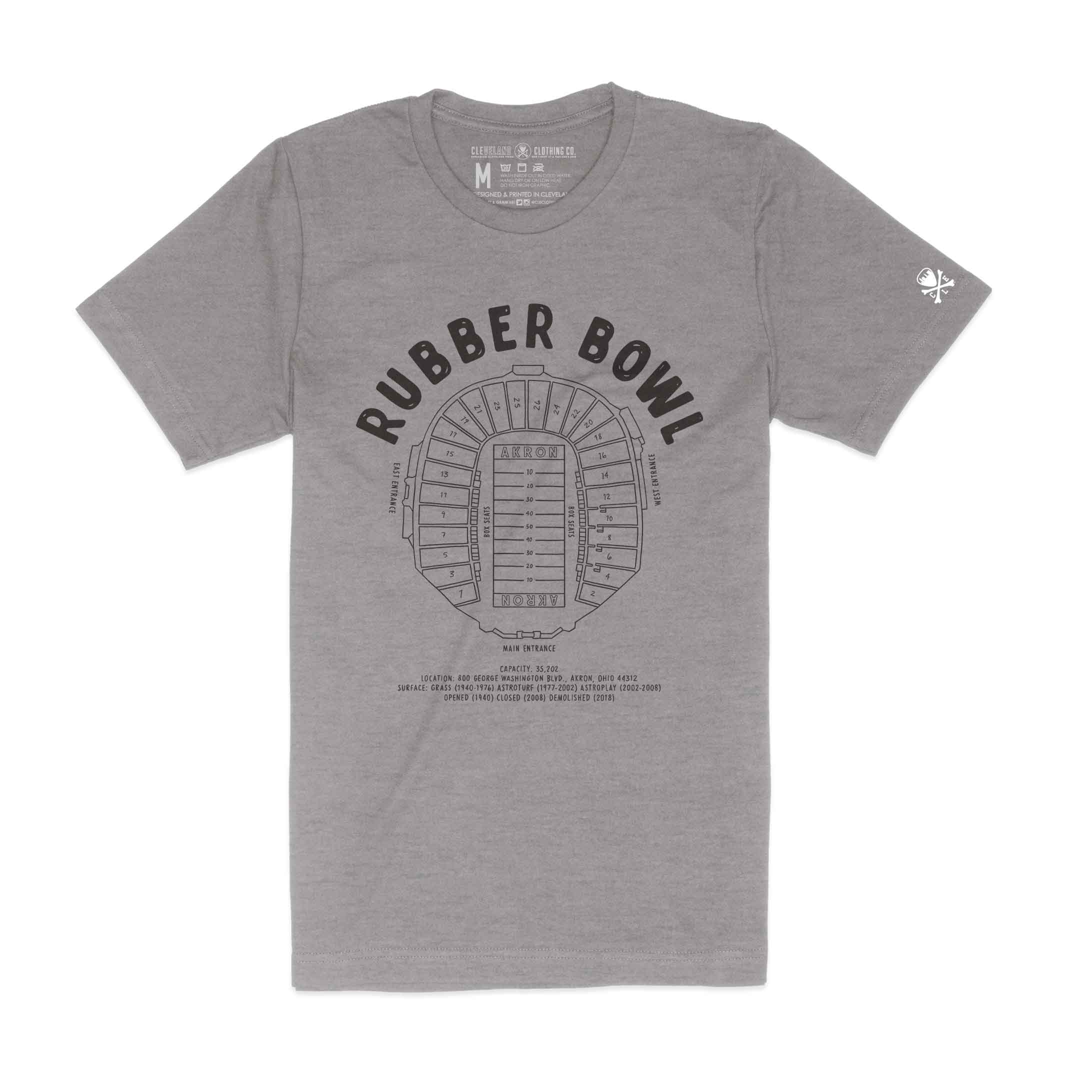 Akron Rubber Bowl - Unisex Crew T-Shirt
