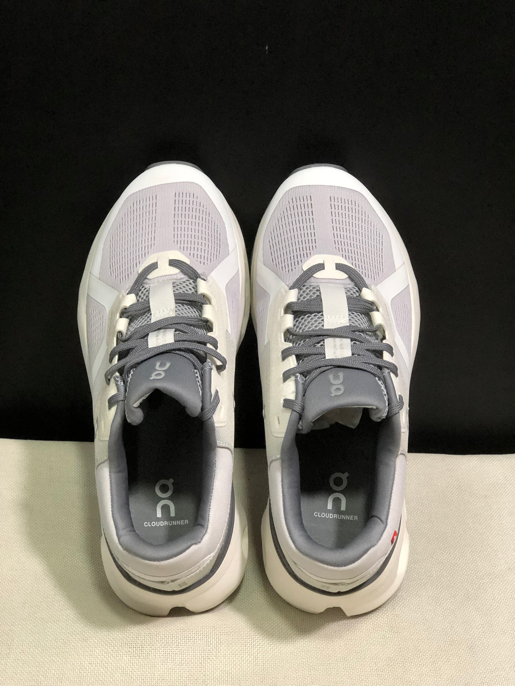 On Running Cloudrunner 2 Mesh Breathable Light Grey Running Shoes