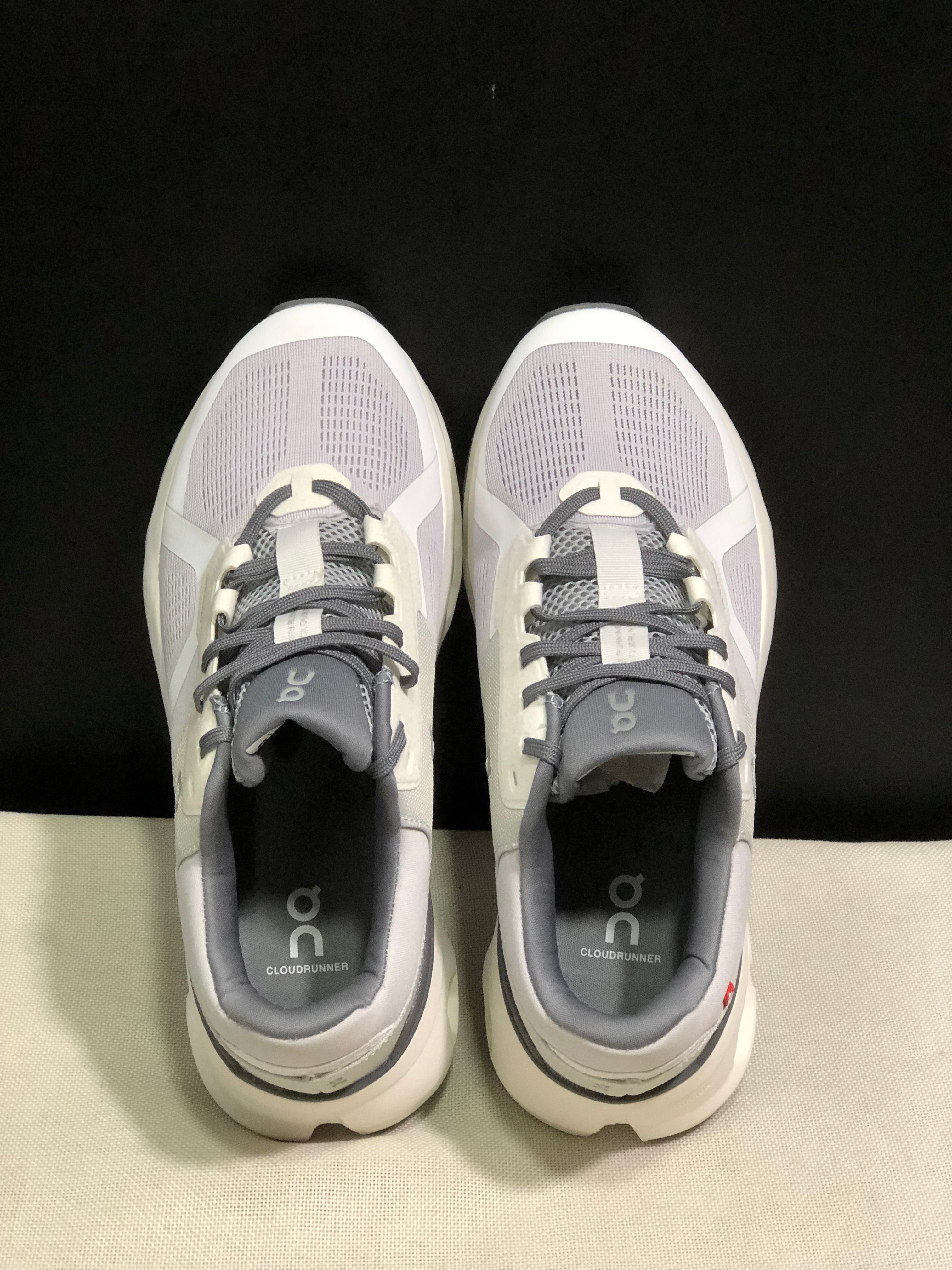 On Running Cloudrunner 2 Mesh Breathable Light Grey Running Shoes