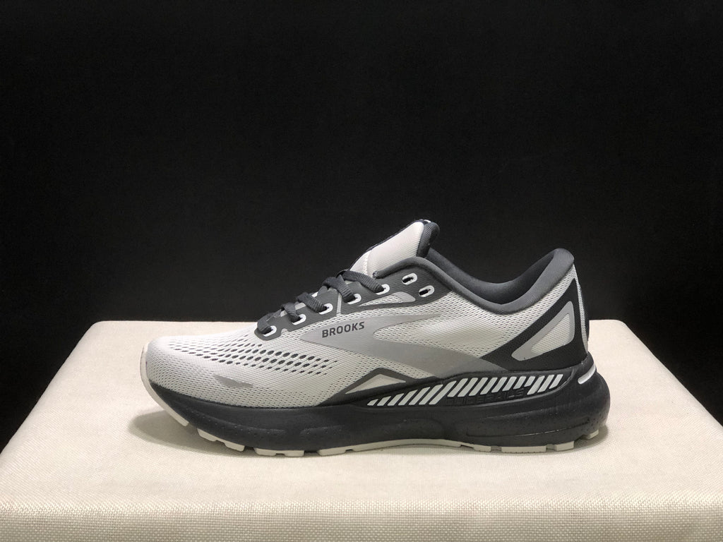 Brooks Adrenaline GTS 23 Shock-absorbing Wear-resistant Low-top Running Shoes Mushroom Grey