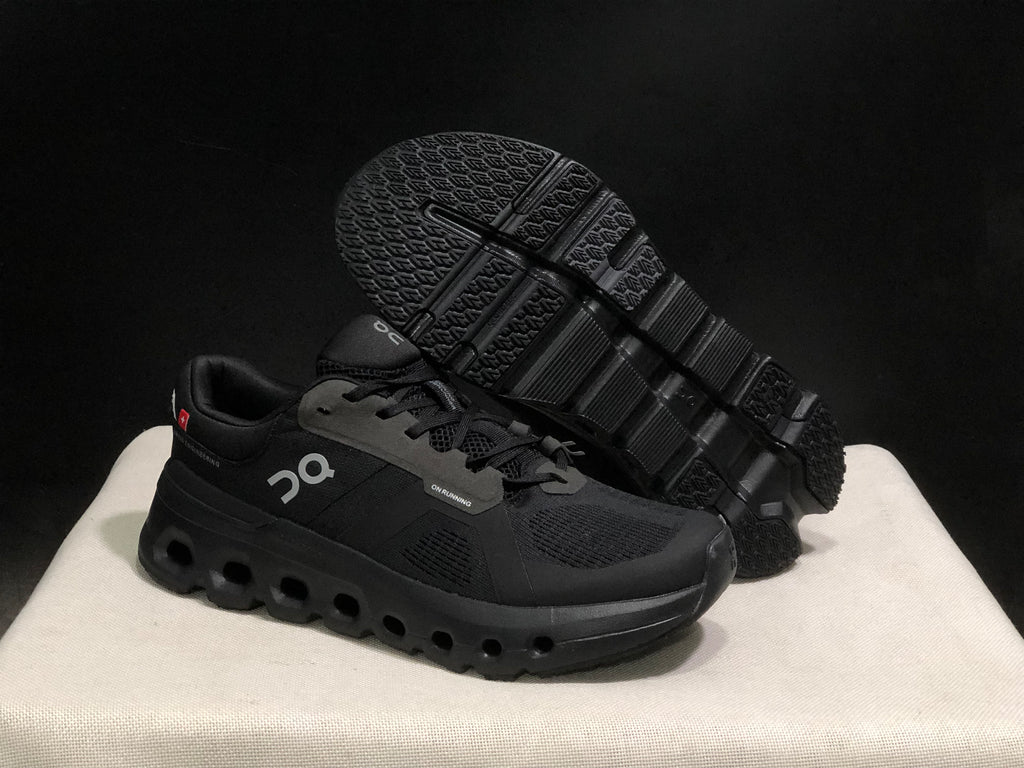 On Running Cloudrunner 2 Mesh Breathable Black Running Shoes