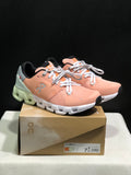 On Running Cloudflow 4 Shock-Absorbing And Wear-Resistant Running Shoes Peach/Aloe