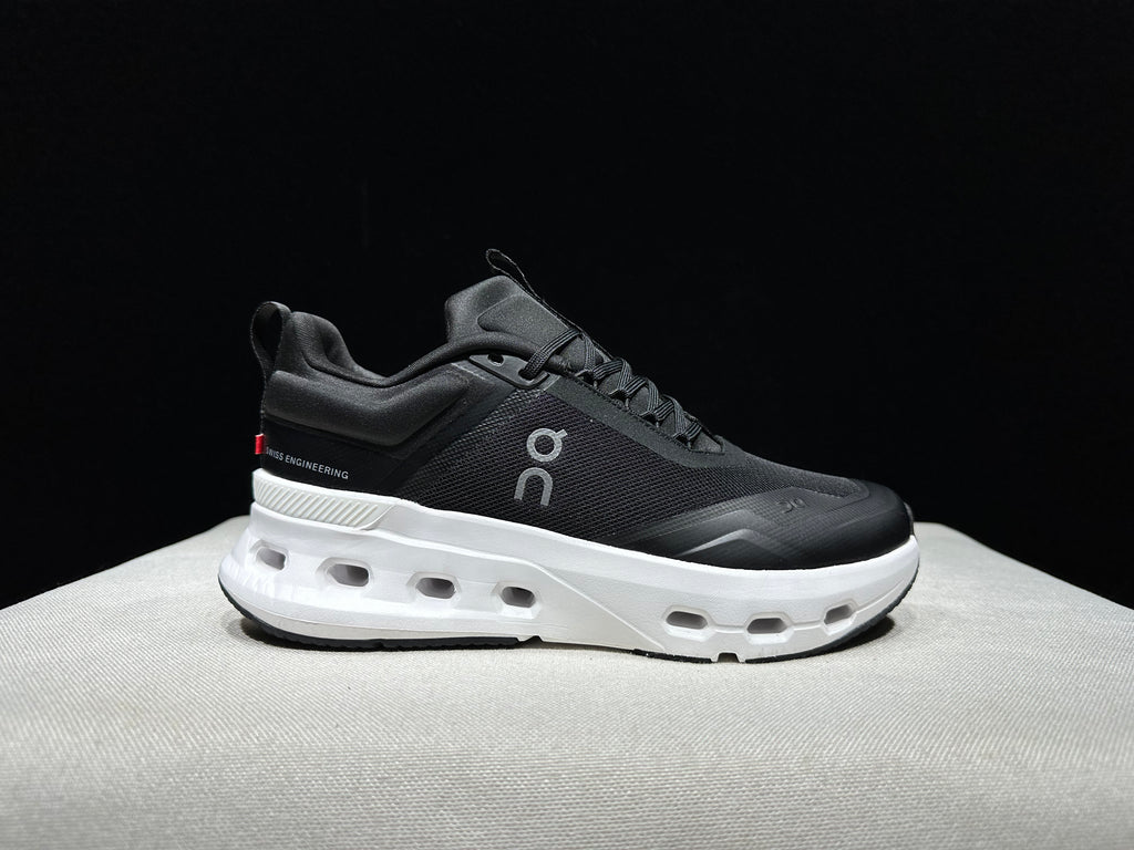 On Running Cloudnova X Comfortable Anti-Slip Running Shoes Black/White