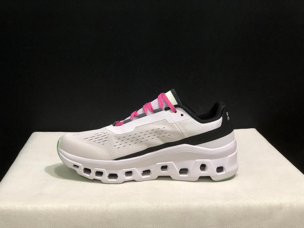 On Running Cloudmonster Anti-Slip Running Shoes Frost/Black