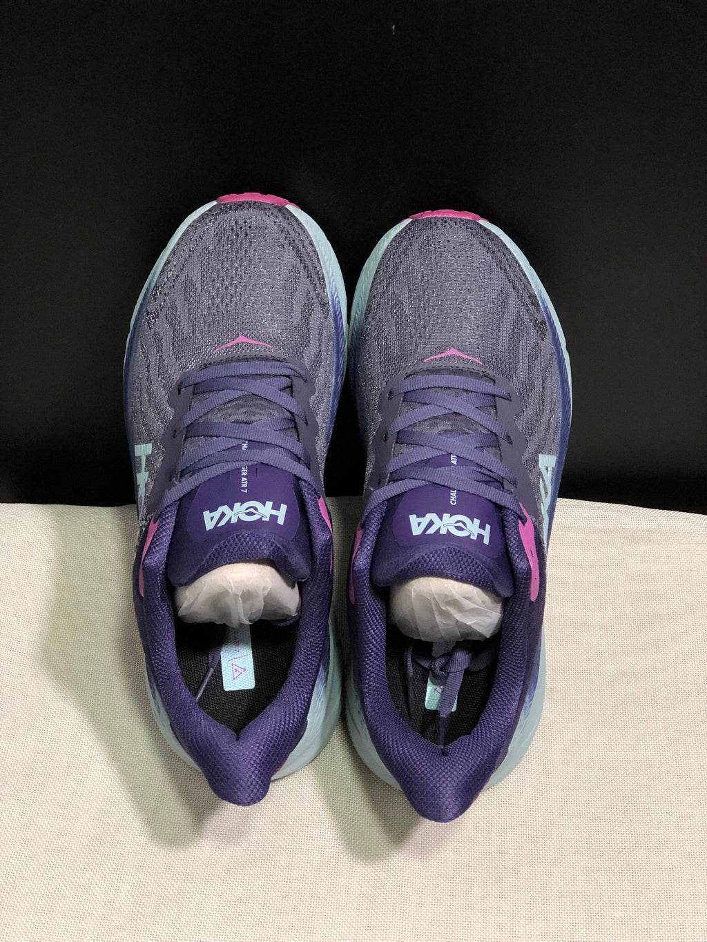 Hoka One One Challenger 7 Shock-absorbing Breathable Running Shoes Sneakers Purple