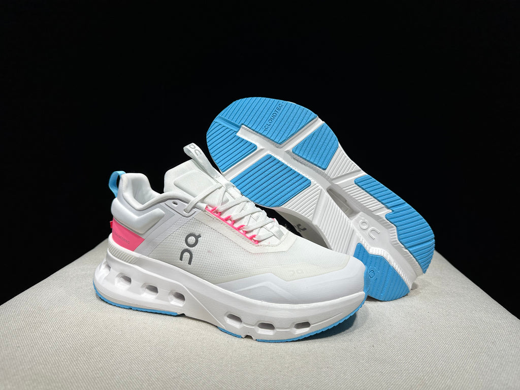On Running Cloudnova X Comfortable Running Shoes Grayish-White