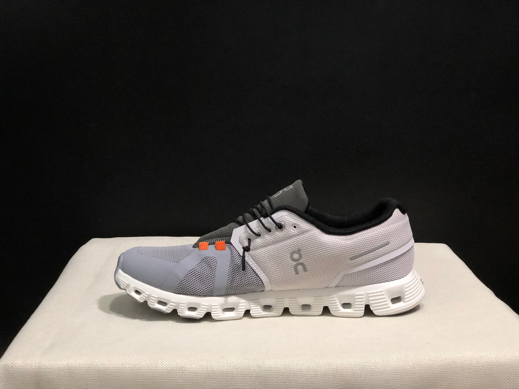On Running Cloud 5 Lightweight Running Shoes Ivory White/Wolf Grey