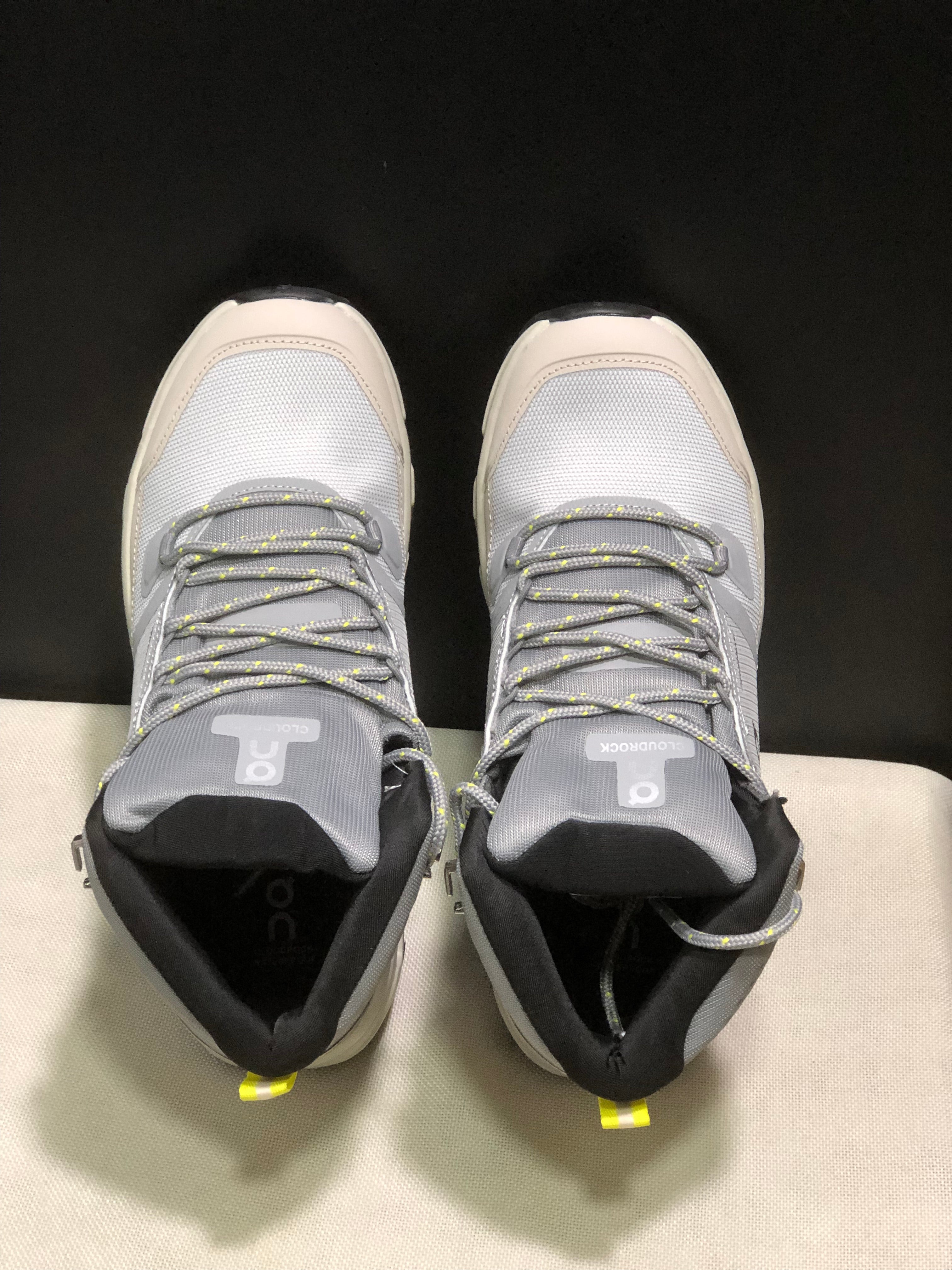 On Running Cloudrock Mid WP High-Top Hiking Shoes Alloy/Ice