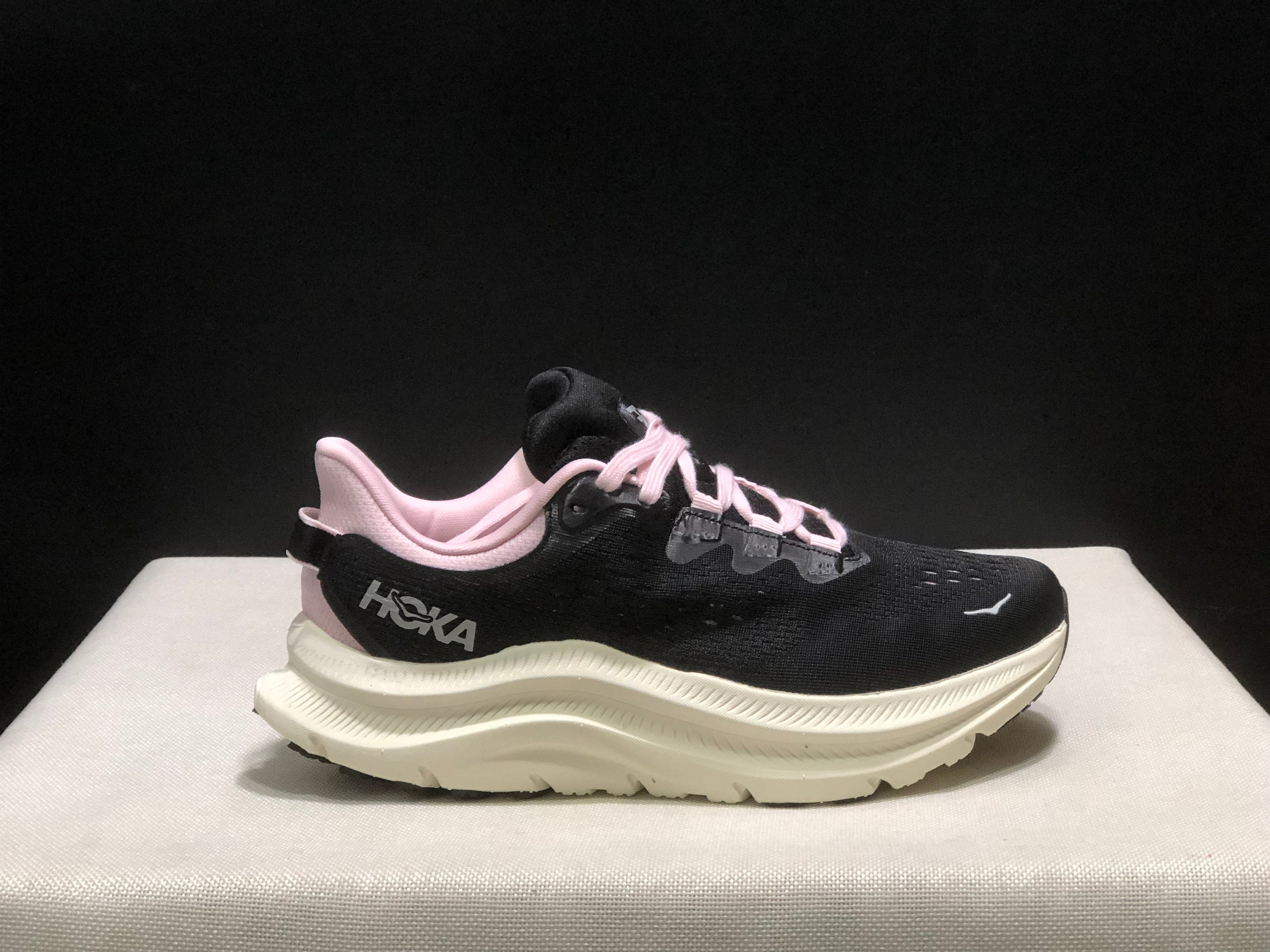 Hoka One One Kawana 2 Comfortable Casual Running Shoes Sneakers Black/White