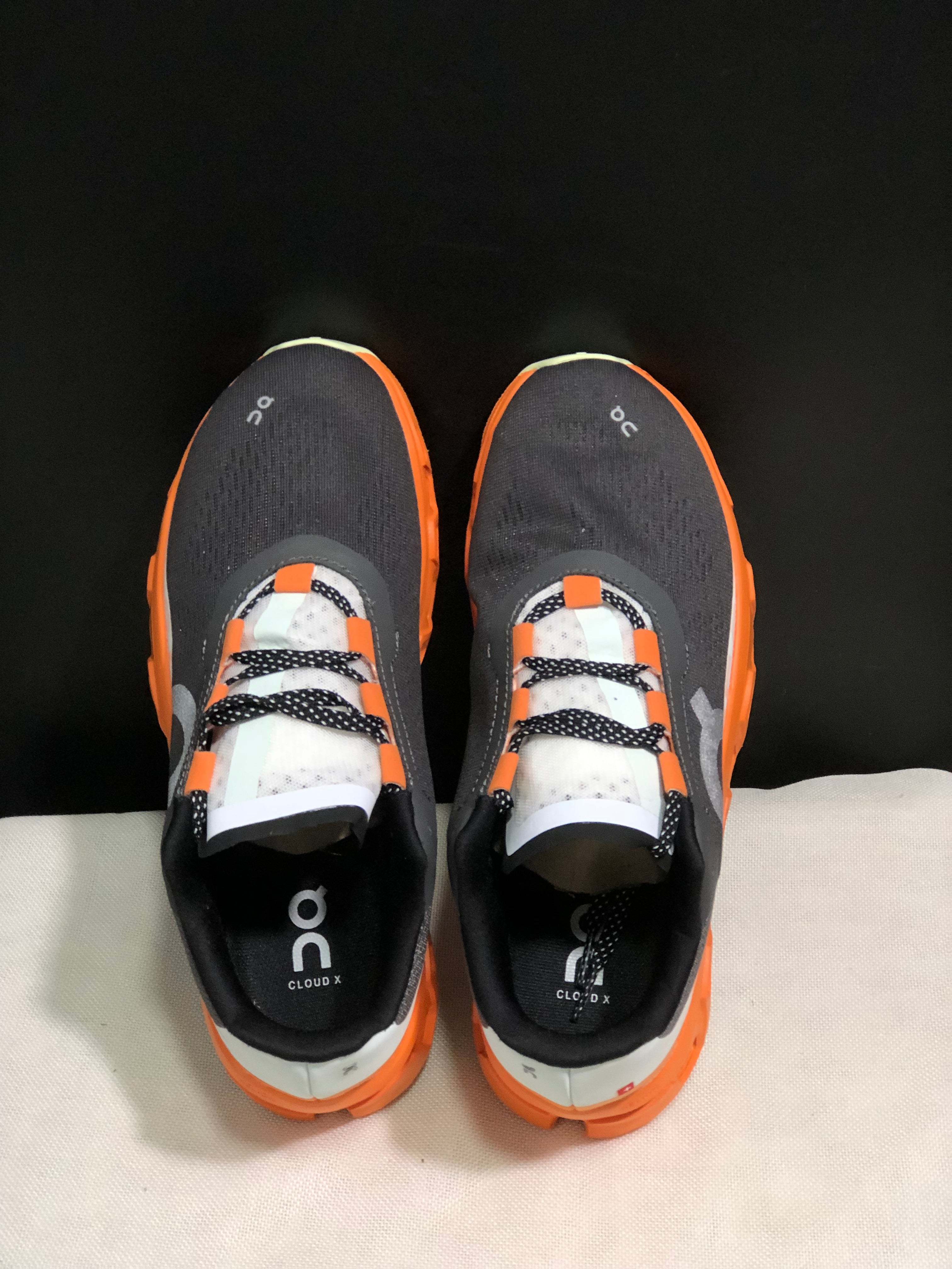 On Running Cloudmonster Anti-Slip Running Shoes Dark Grey/Orange