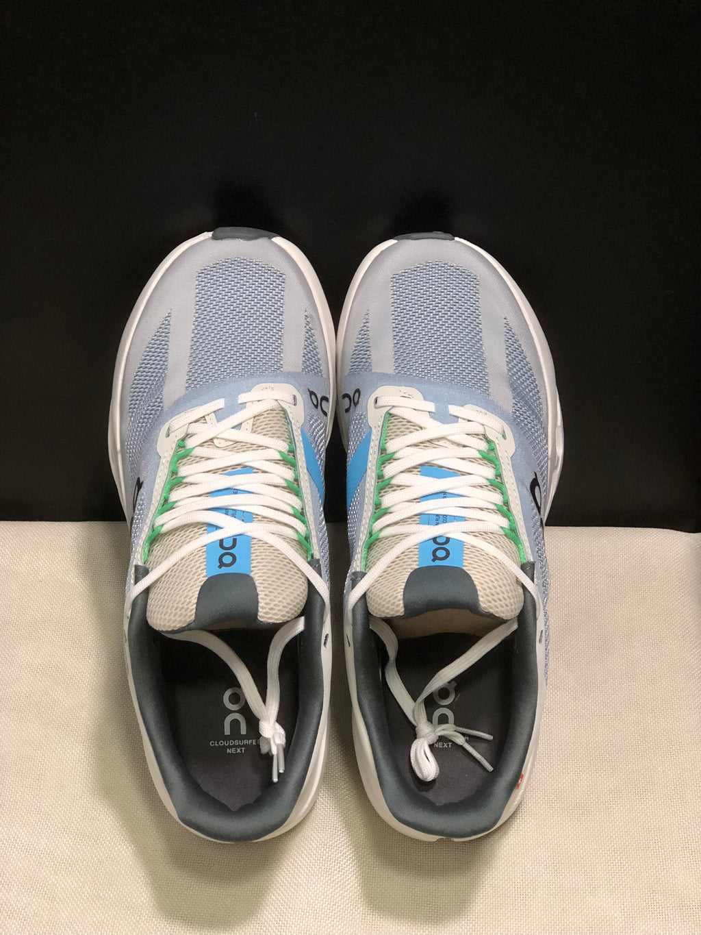 On Running Cloudsurfer Next Casual Running Shoes Niagara/White