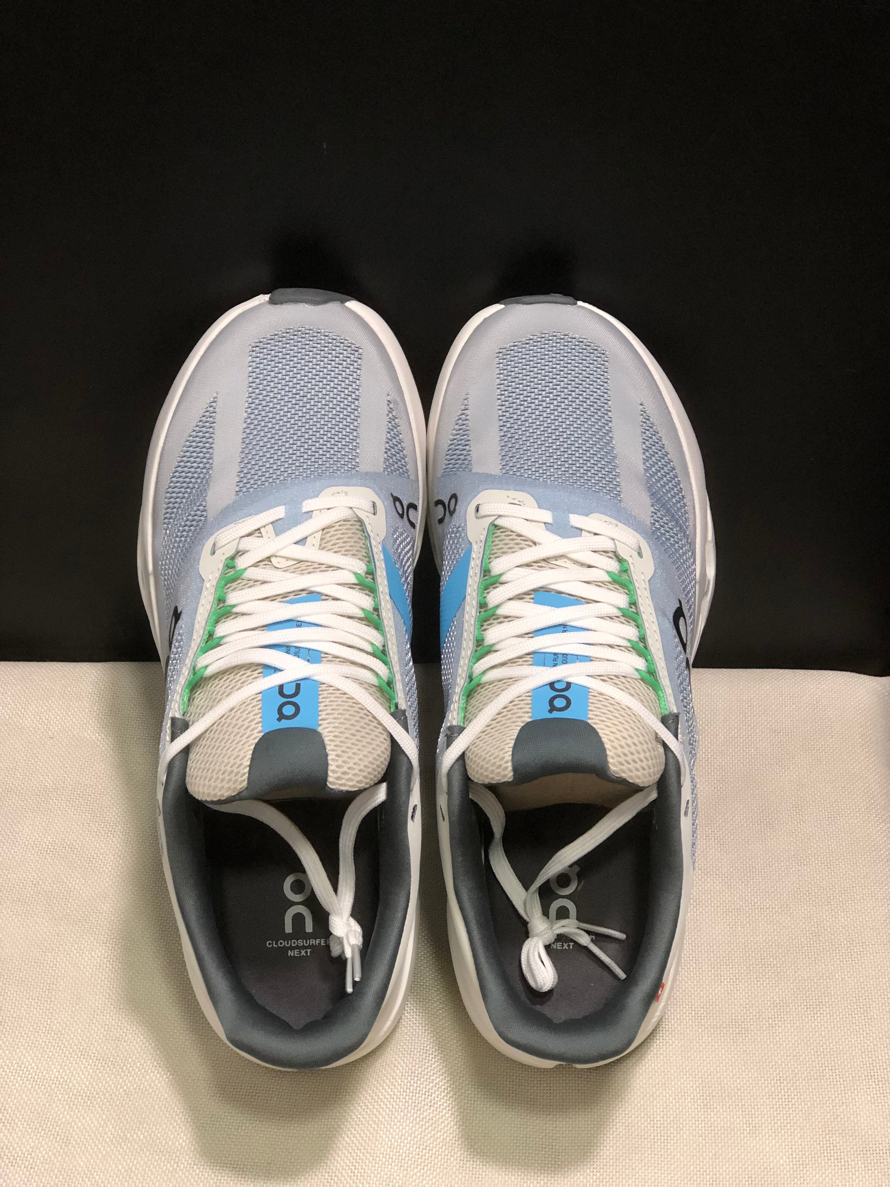 On Running Cloudsurfer Next Casual Running Shoes Niagara/White