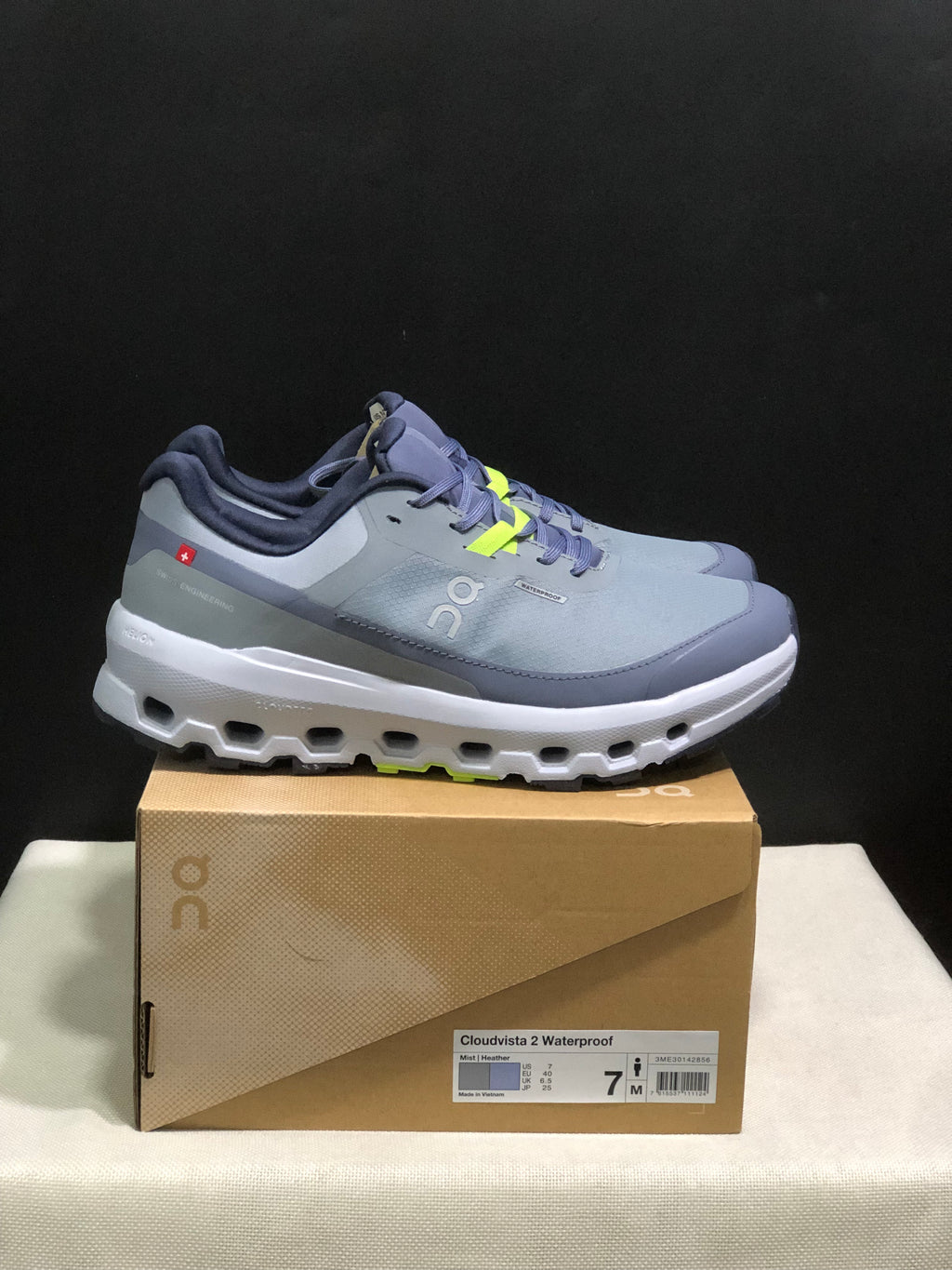 On Running Cloudvista 2 Waterproof Trail Running Shoes Mist/Heather