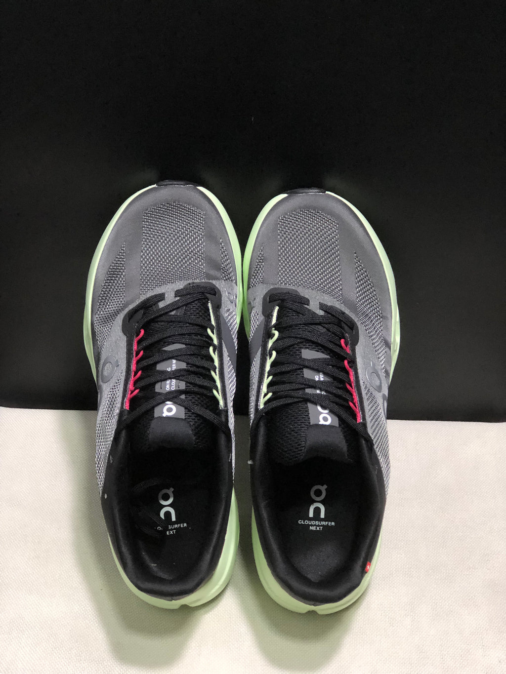 On Running Cloudsurfer Next Casual Running Shoes Dark Grey/Black/Green