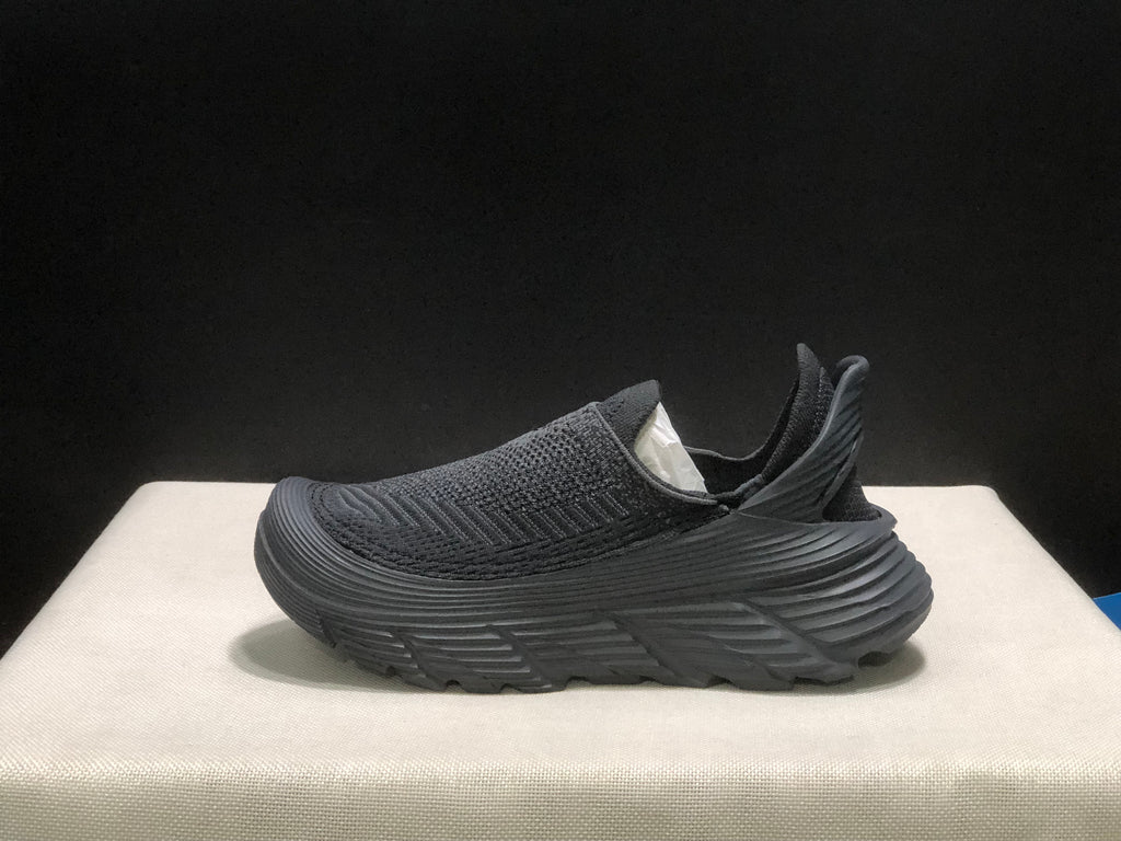 Hoka One One Restore TC Elastic Comfortable Low-top Running Shoes Sneakers Dark Grey