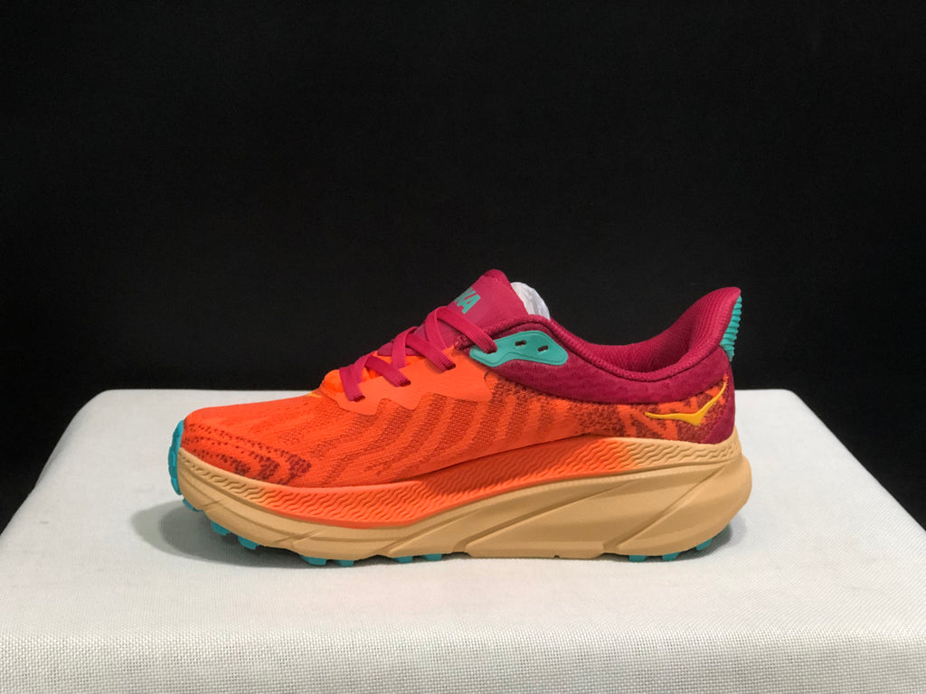 Hoka One One Challenger 7 Shock-absorbing Breathable Running Shoes Sneakers Red