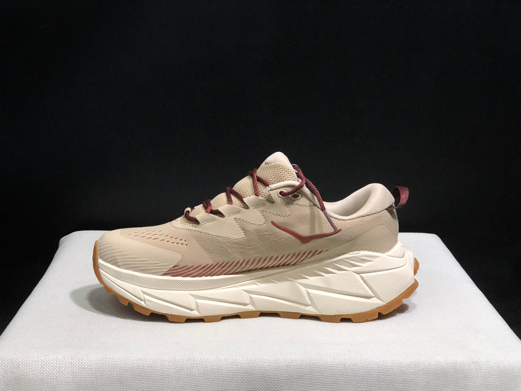 Hoka One One Skyline Float X Outdoor Running Shoes Sneakers Beige