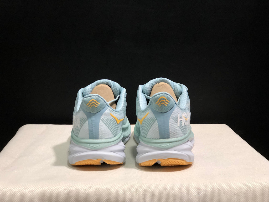 Hoka One One Clifton 9 Running Shoes Athletic Shoes Sneakers Light Blue